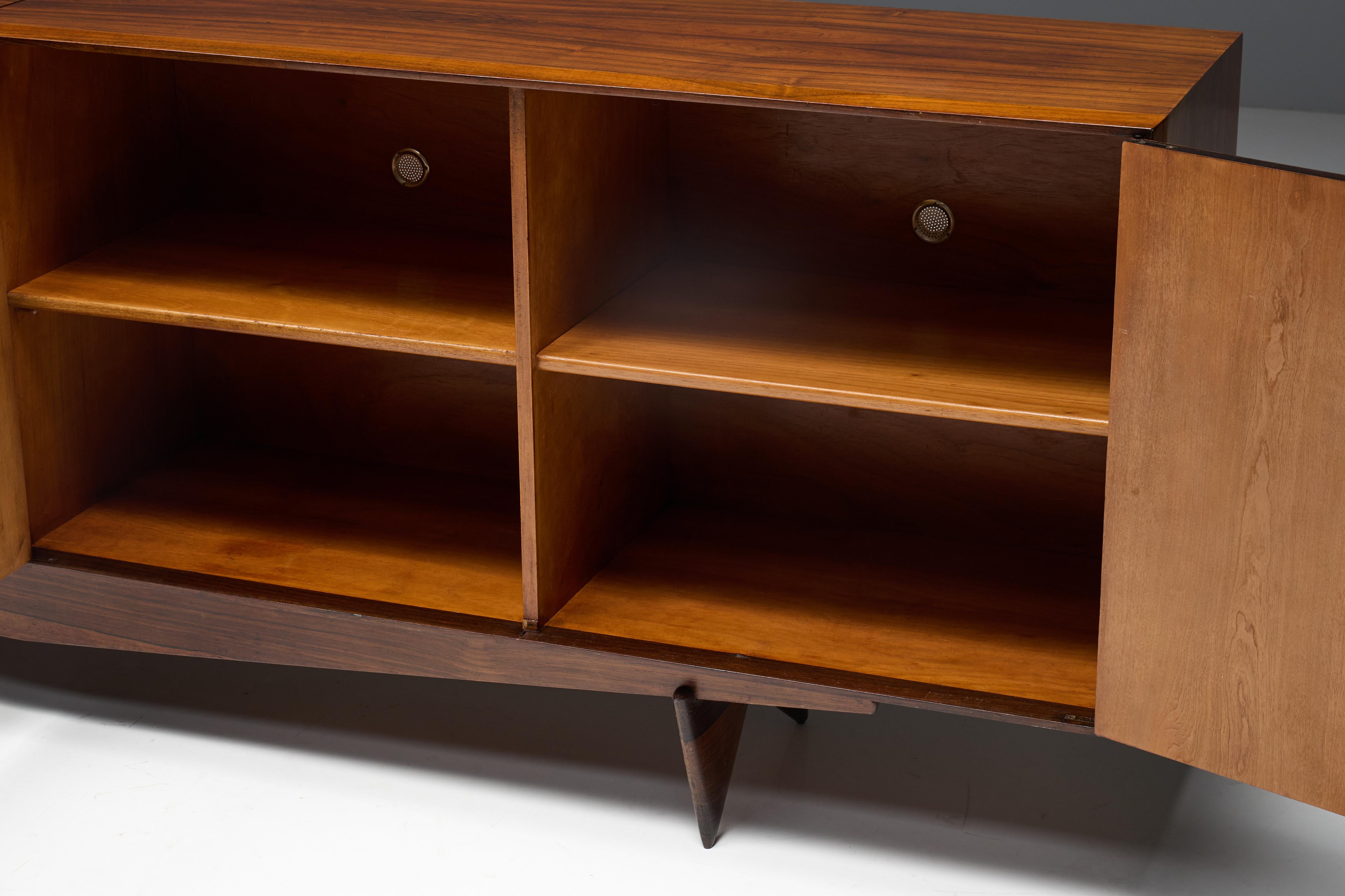 Credenza di Carlo Hauner per Forma Móveis e Objetos de Arte, Brasile, anni '50 in vendita 7