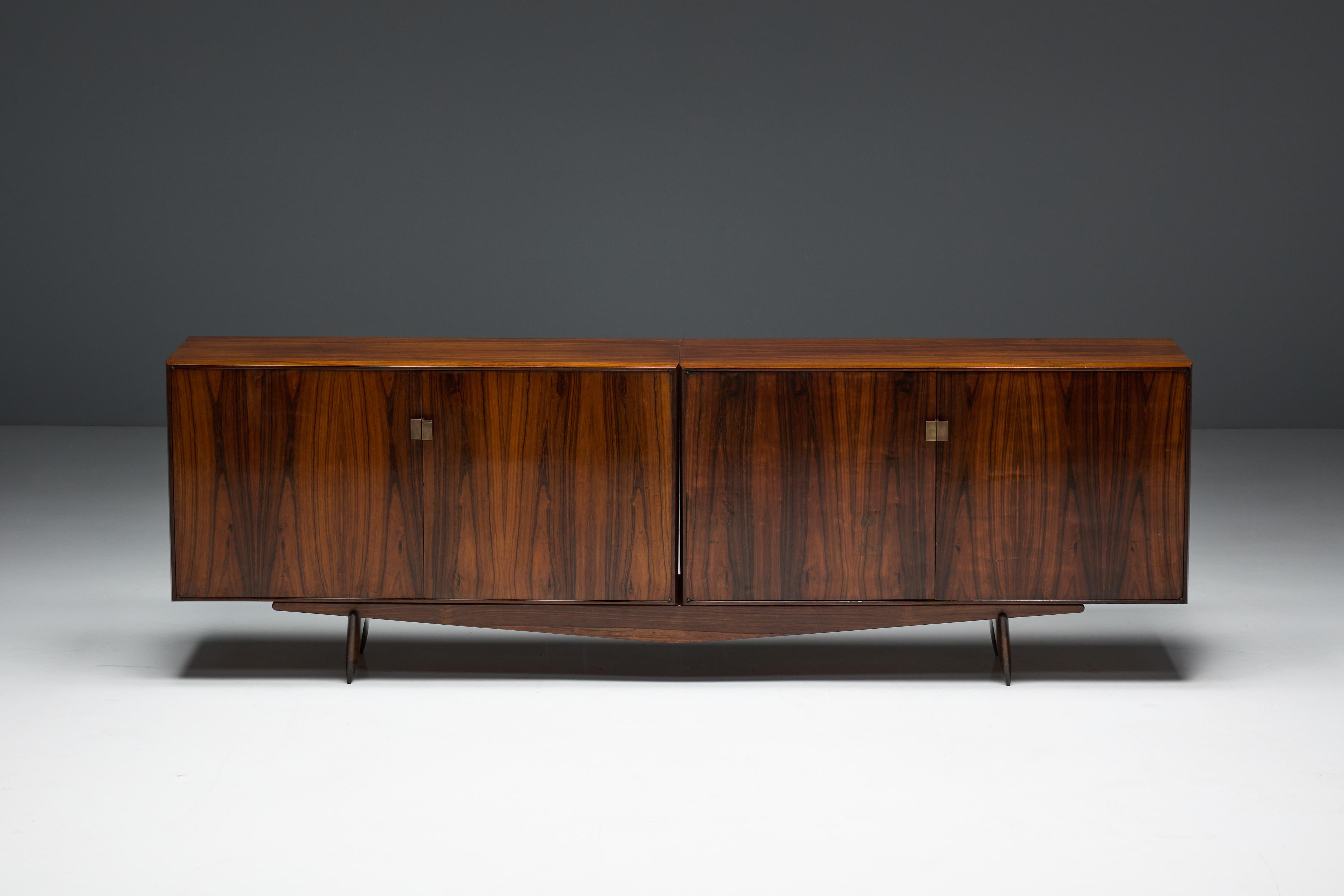 Credenza di Carlo Hauner per Forma Móveis e Objetos de Arte, Brasile, anni '50 in vendita 1