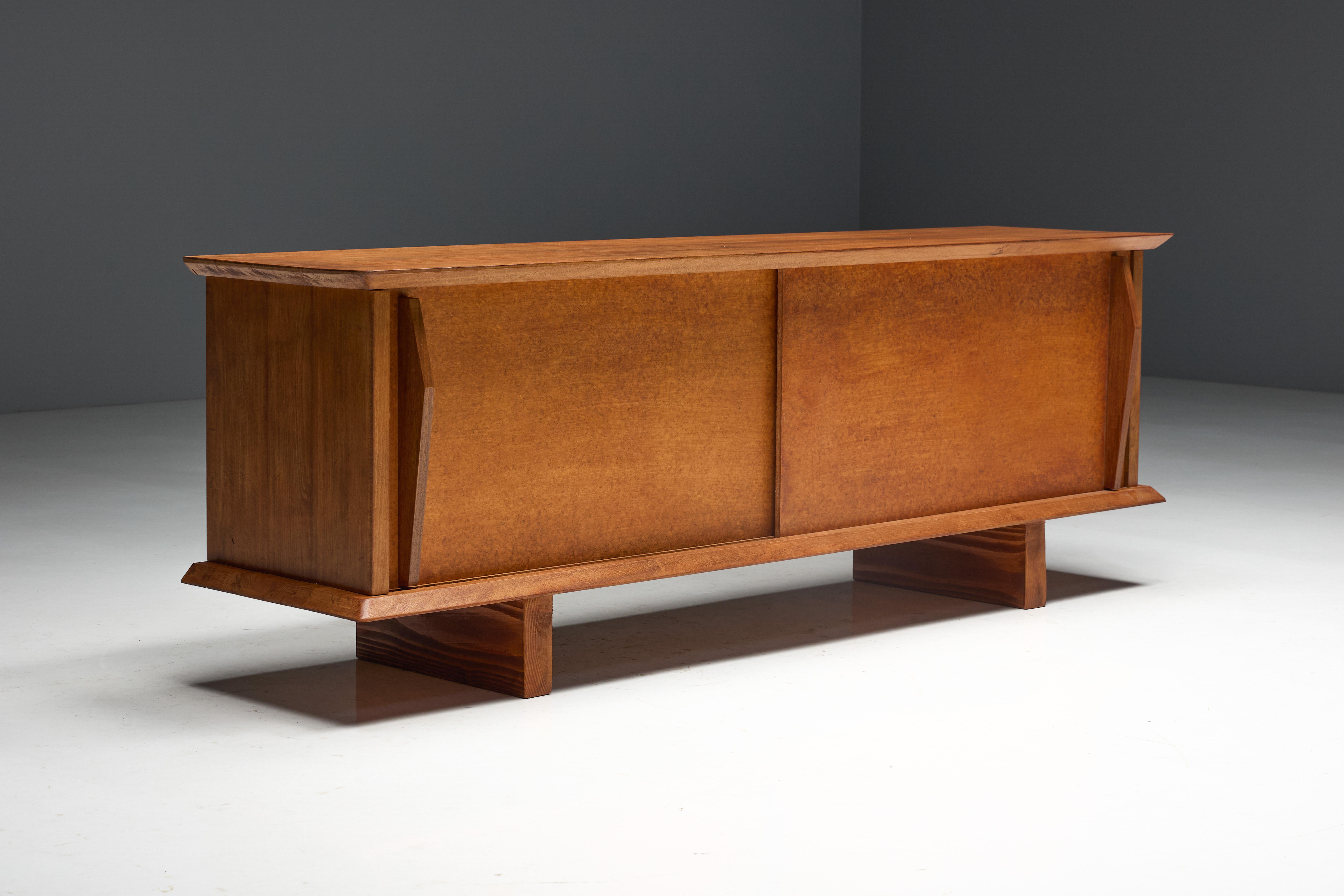 Sideboard von Charlotte Perriand & Atelier Jean Prouvé, Frankreich, 1954 im Angebot 5
