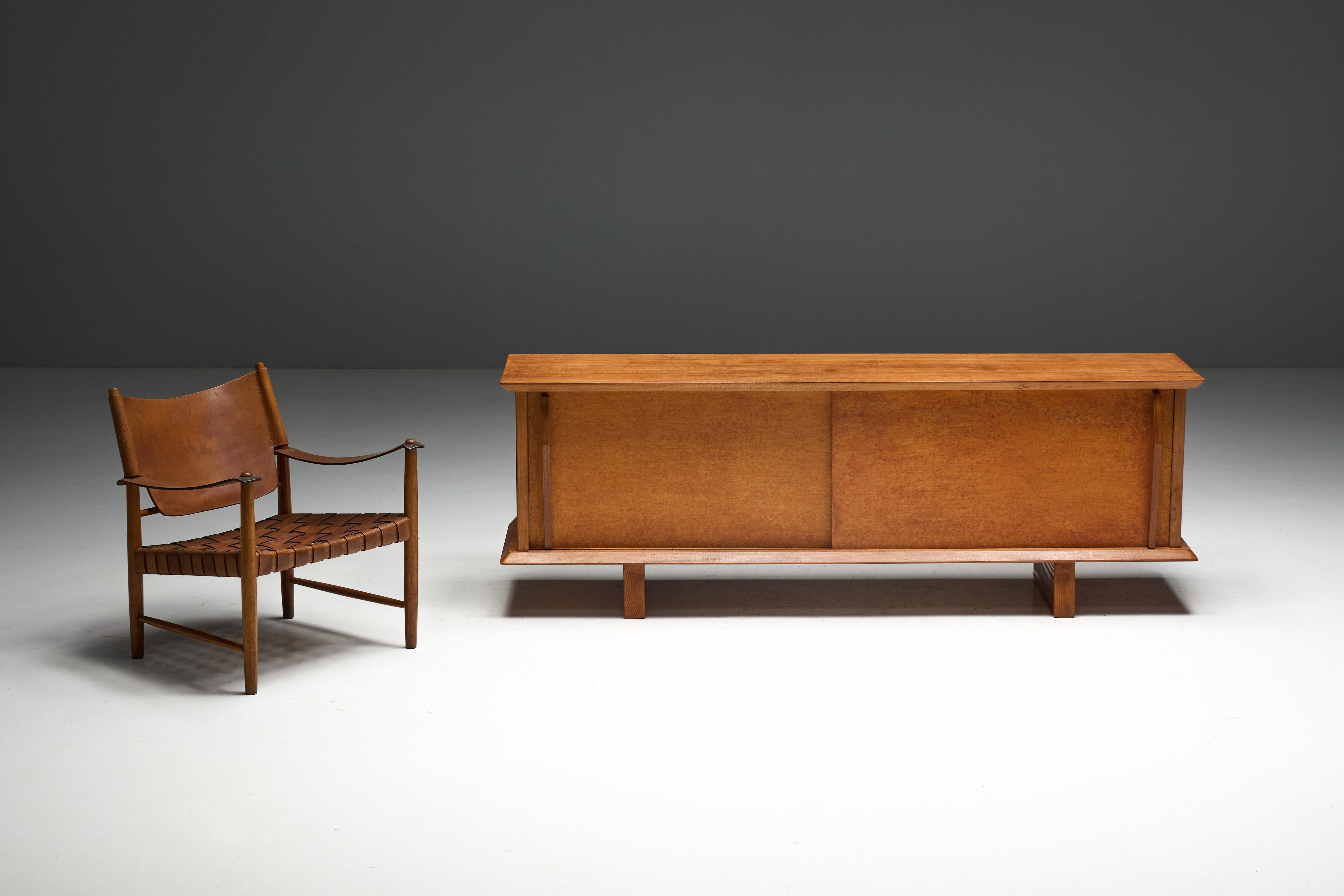 Sideboard von Charlotte Perriand & Atelier Jean Prouvé, Frankreich, 1954 im Angebot 6