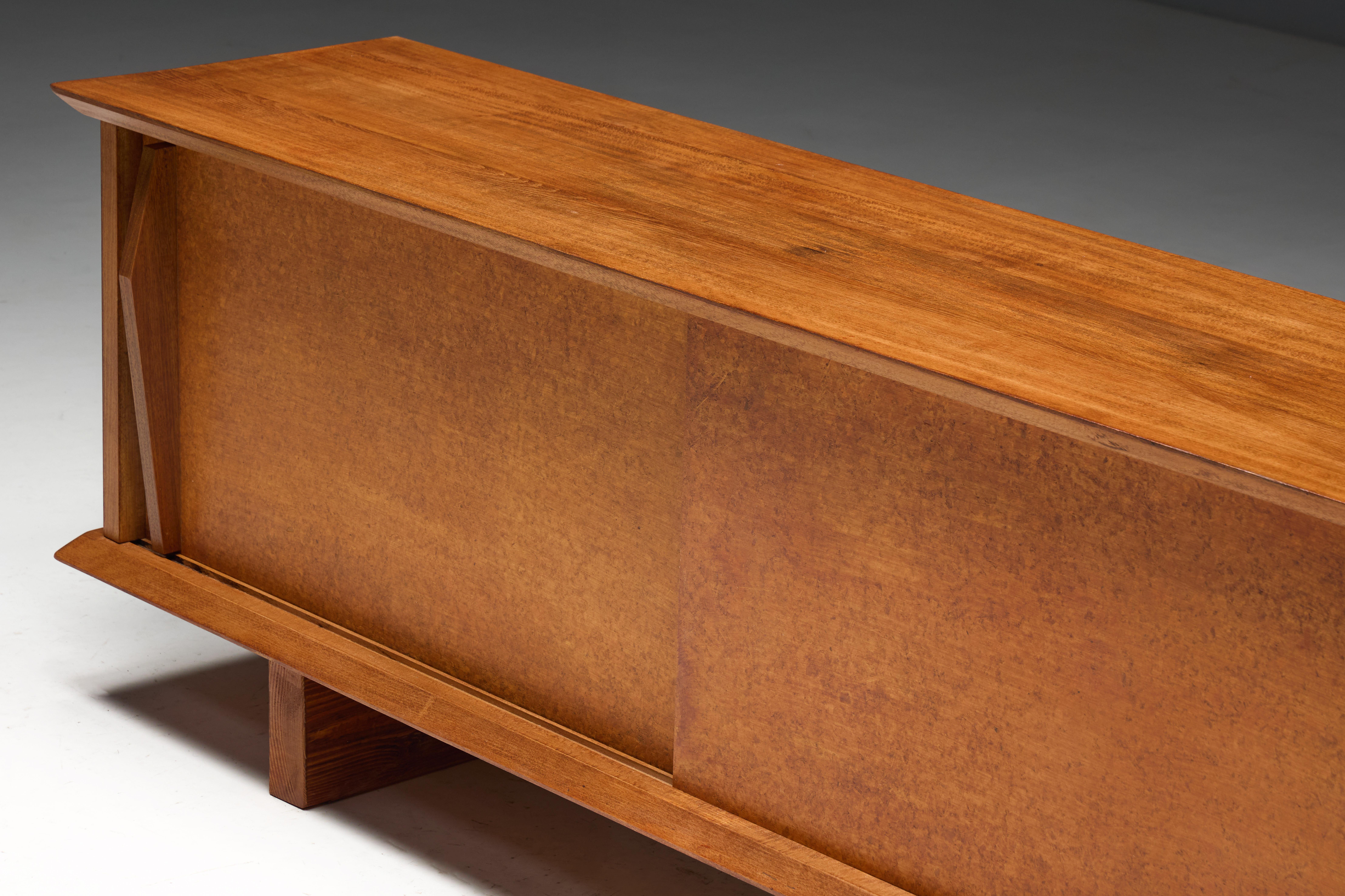 Sideboard von Charlotte Perriand & Atelier Jean Prouvé, Frankreich, 1954 im Angebot 11