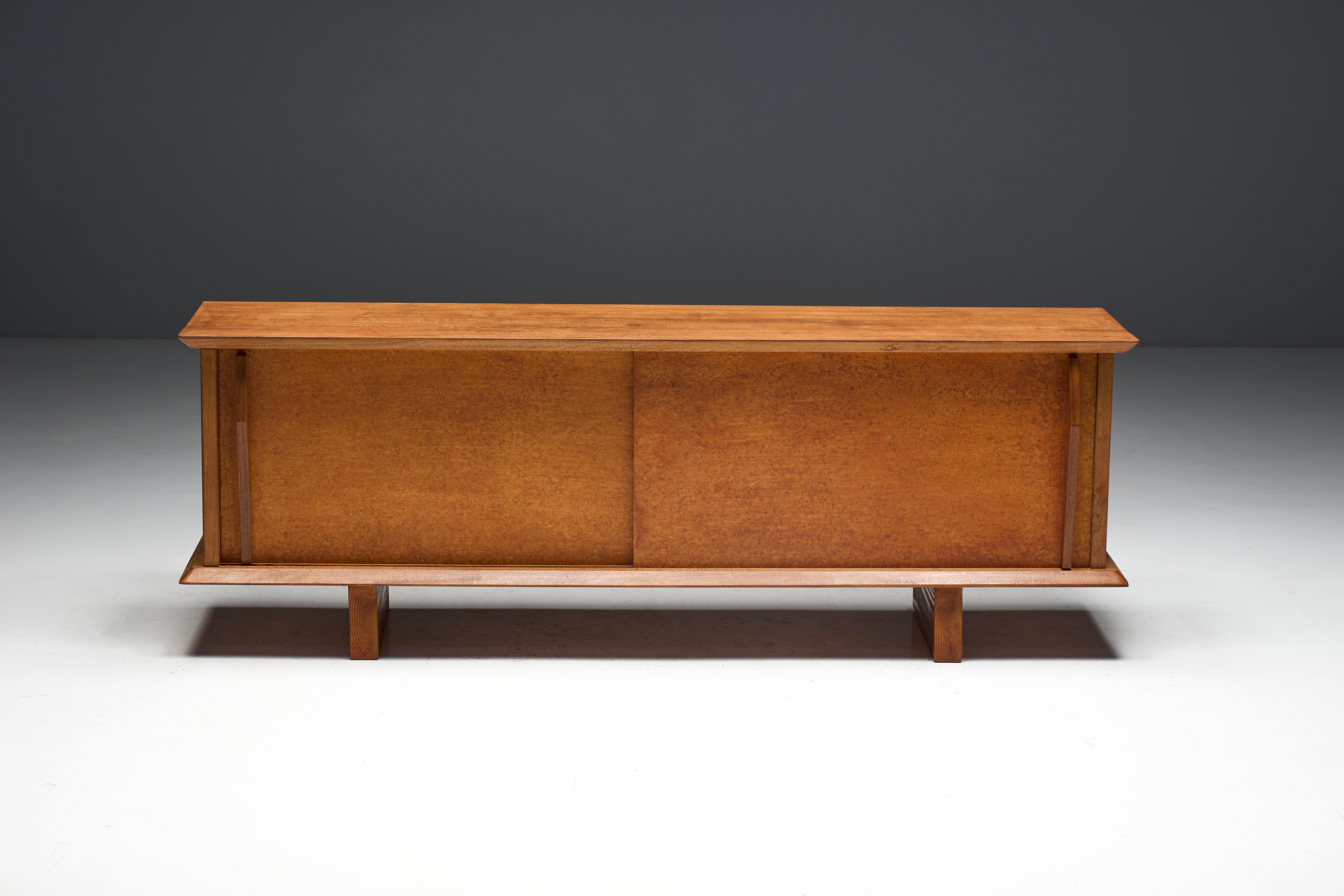 Sideboard von Charlotte Perriand & Atelier Jean Prouvé, Frankreich, 1954 im Angebot 13