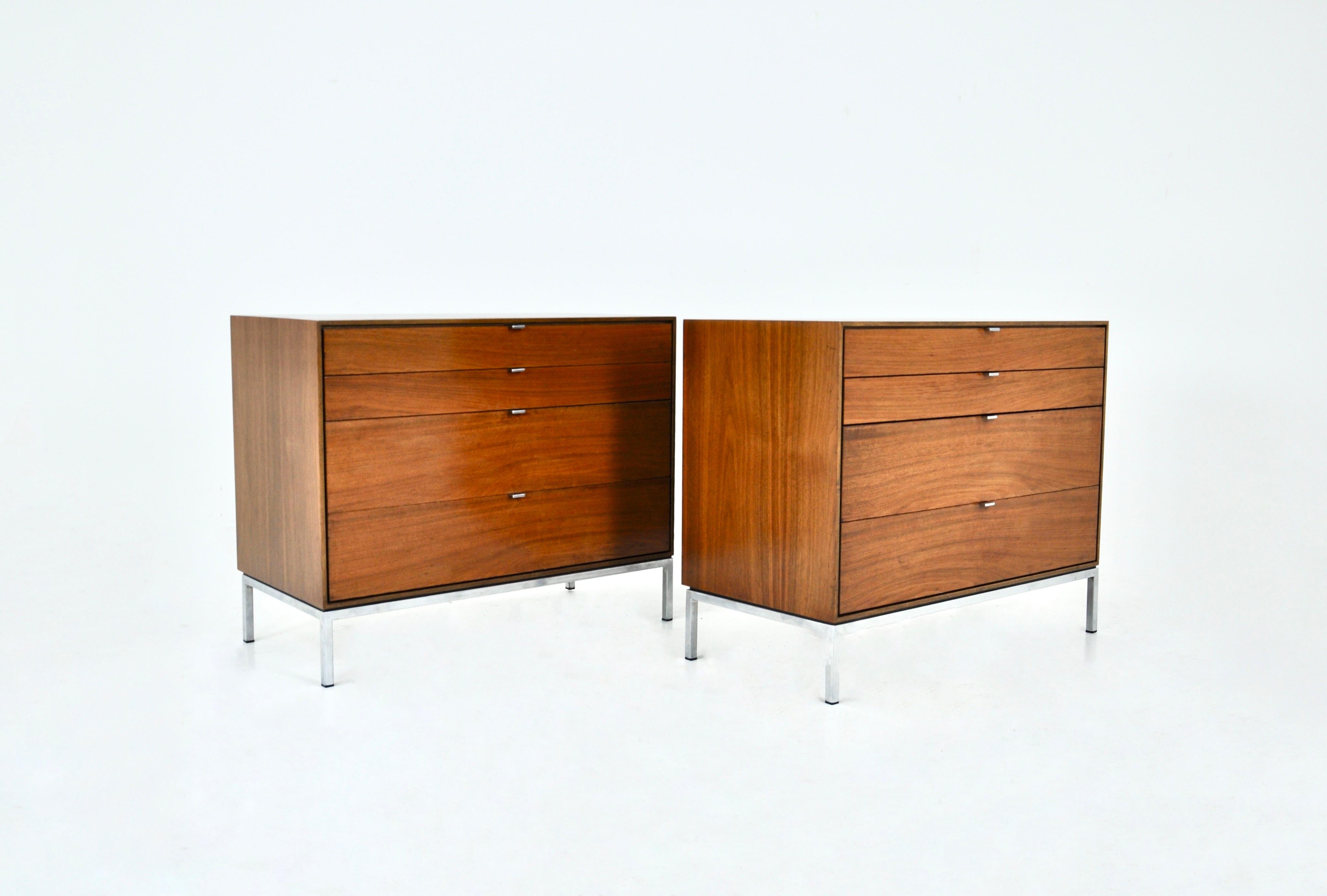 Mid-Century Modern Sideboard by Florence Knoll Bassett for Knoll International, 1960s, set of 2