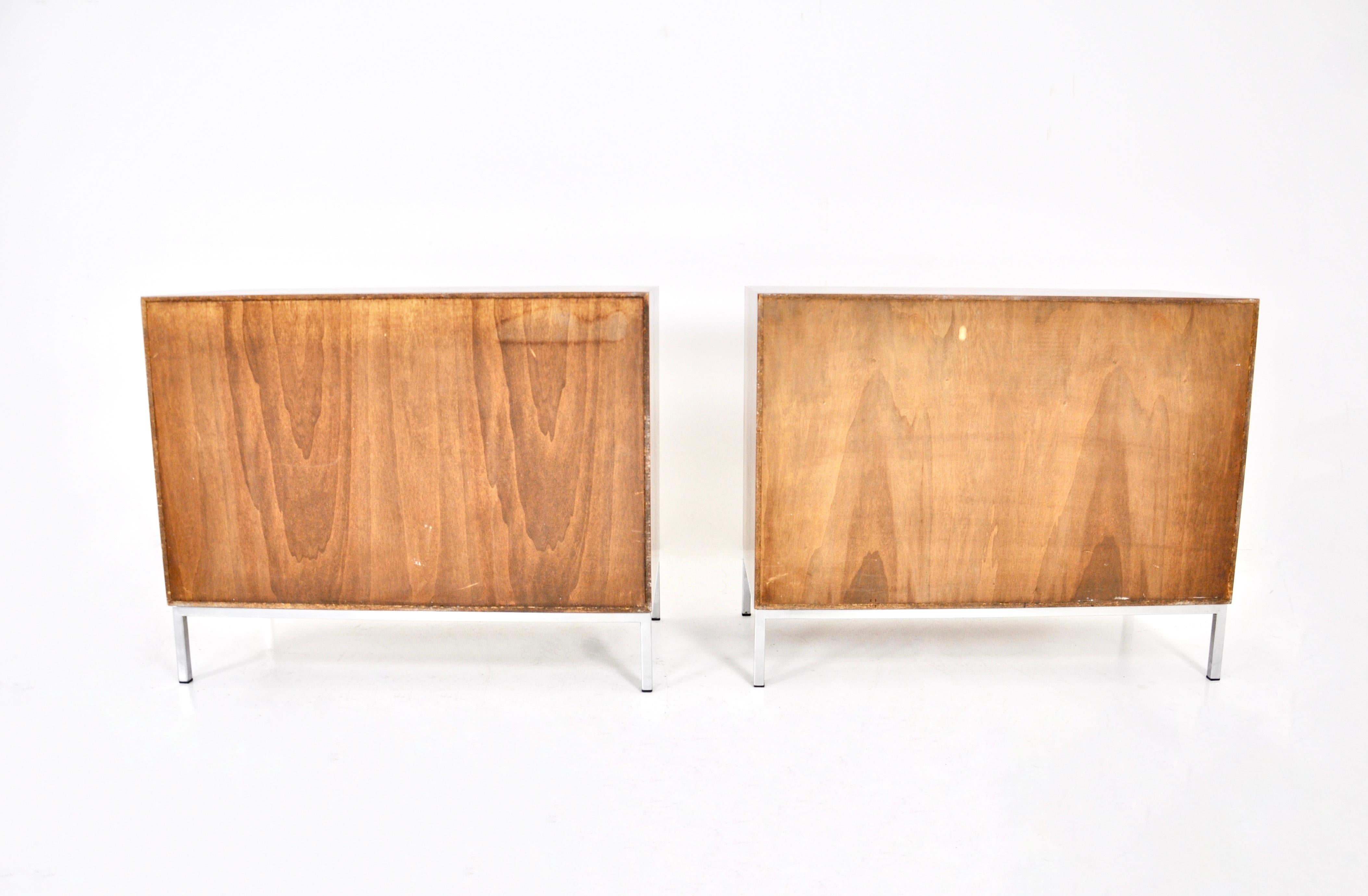 Sideboard von Florence Knoll Bassett für Knoll International, 2er-Set, 1960er-Jahre im Zustand „Gut“ in Lasne, BE