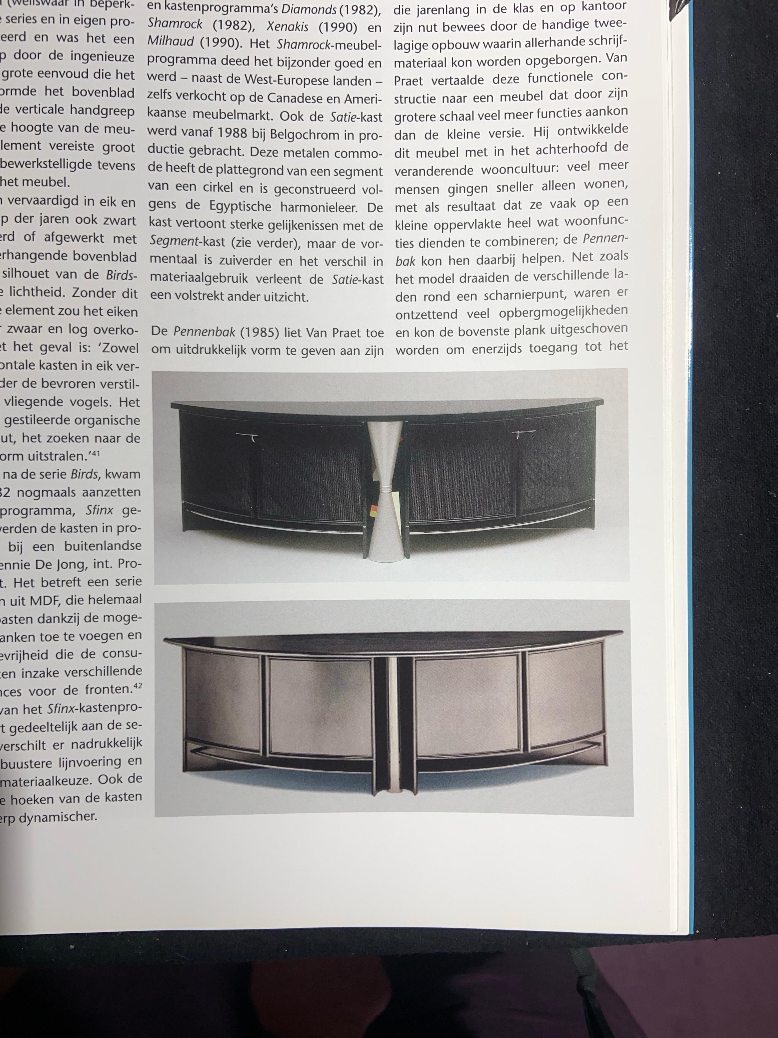 Credenza di Frans van Praet per Belgochrom, Belgio, anni '80 in vendita 5