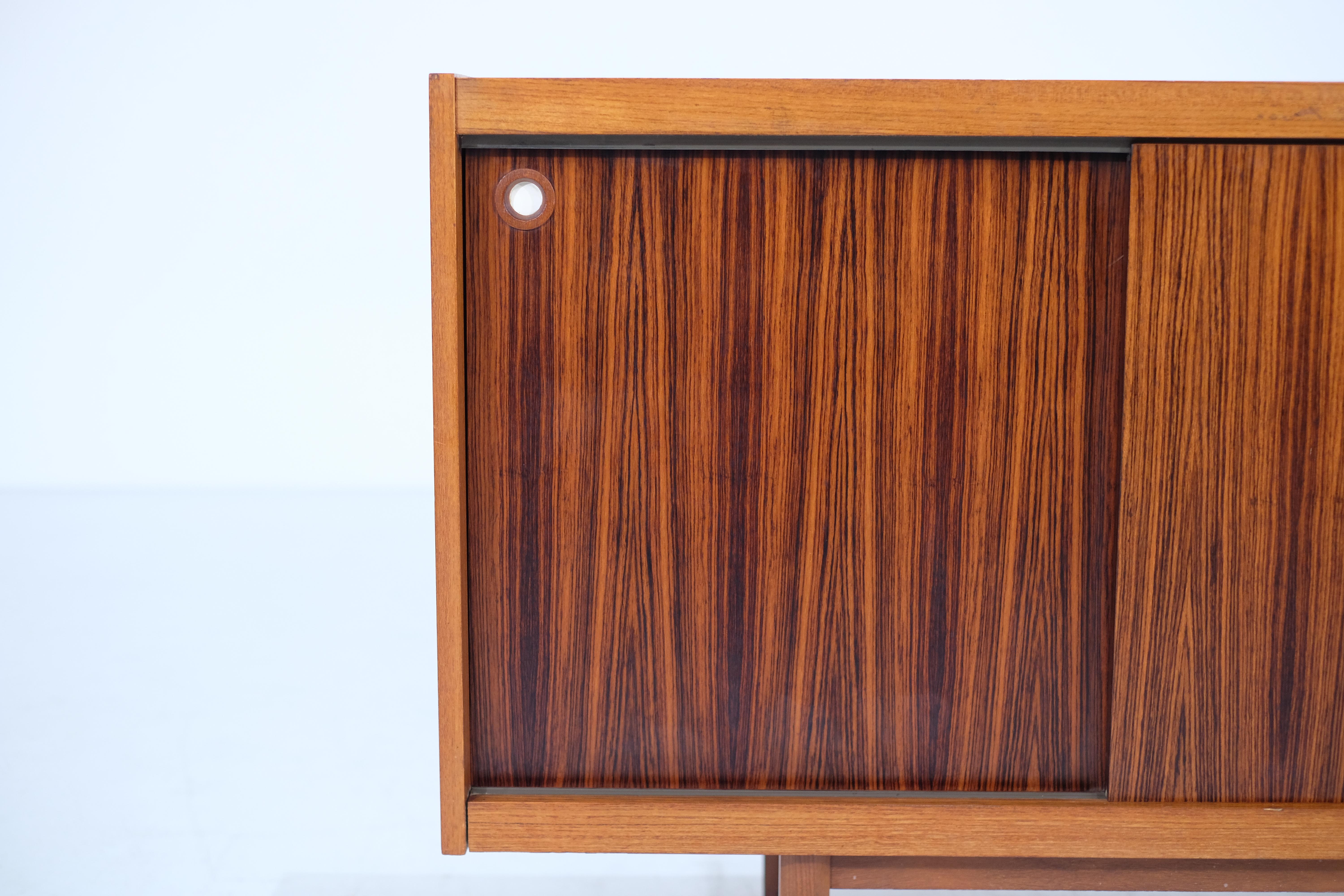 Wood Sideboard by George Coslin - 1950s For Sale