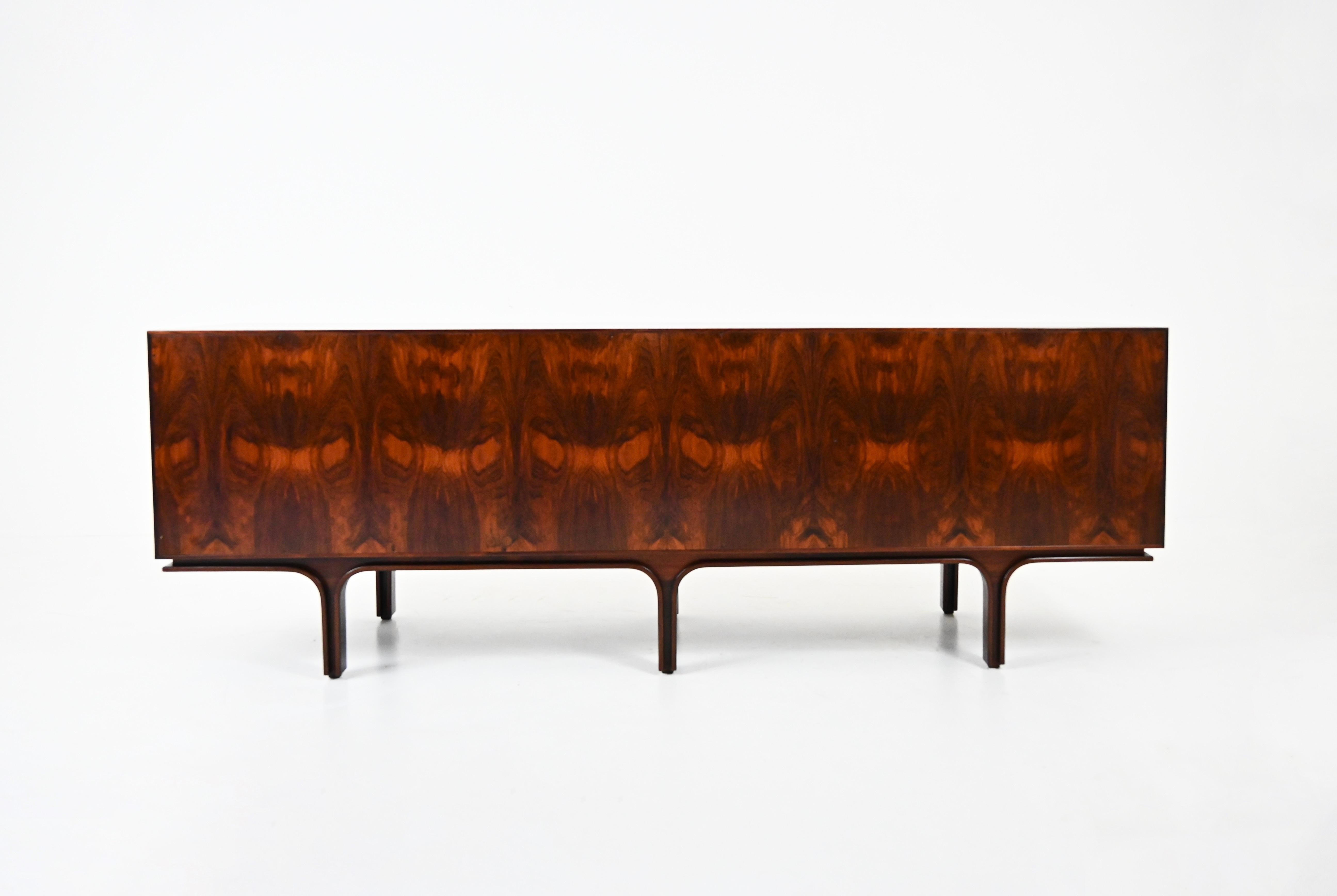 Bois Enfilade de Gianfranco Frattini pour Bernini, années 1950