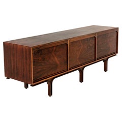 Sideboard by Gianfranco Frattini for Bernini in Rosewood, 1963, Italy