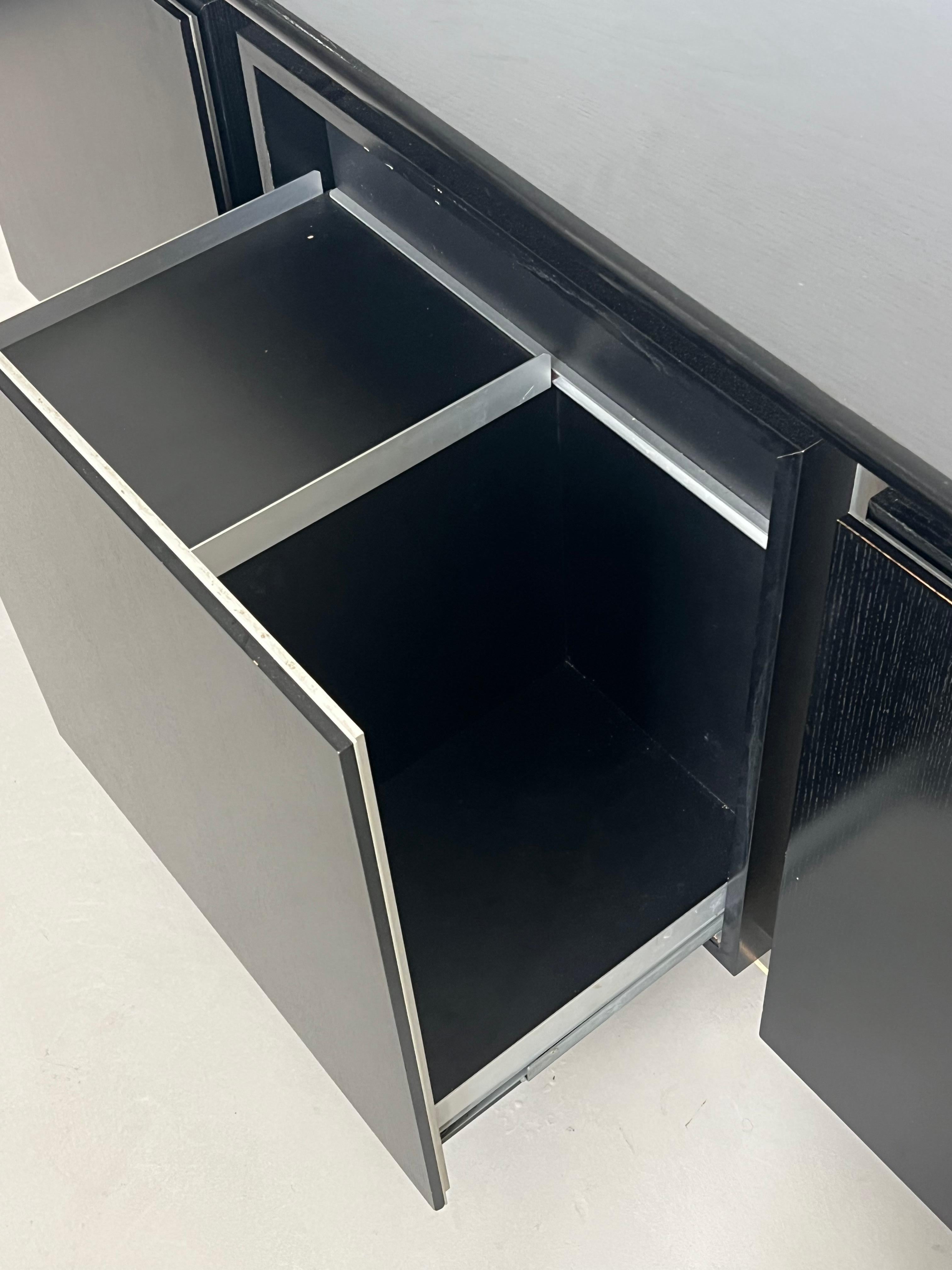 Amazing Sideboard / Bar Cabinet by Giotto Stoppino for Acerbis 1970's For Sale 12