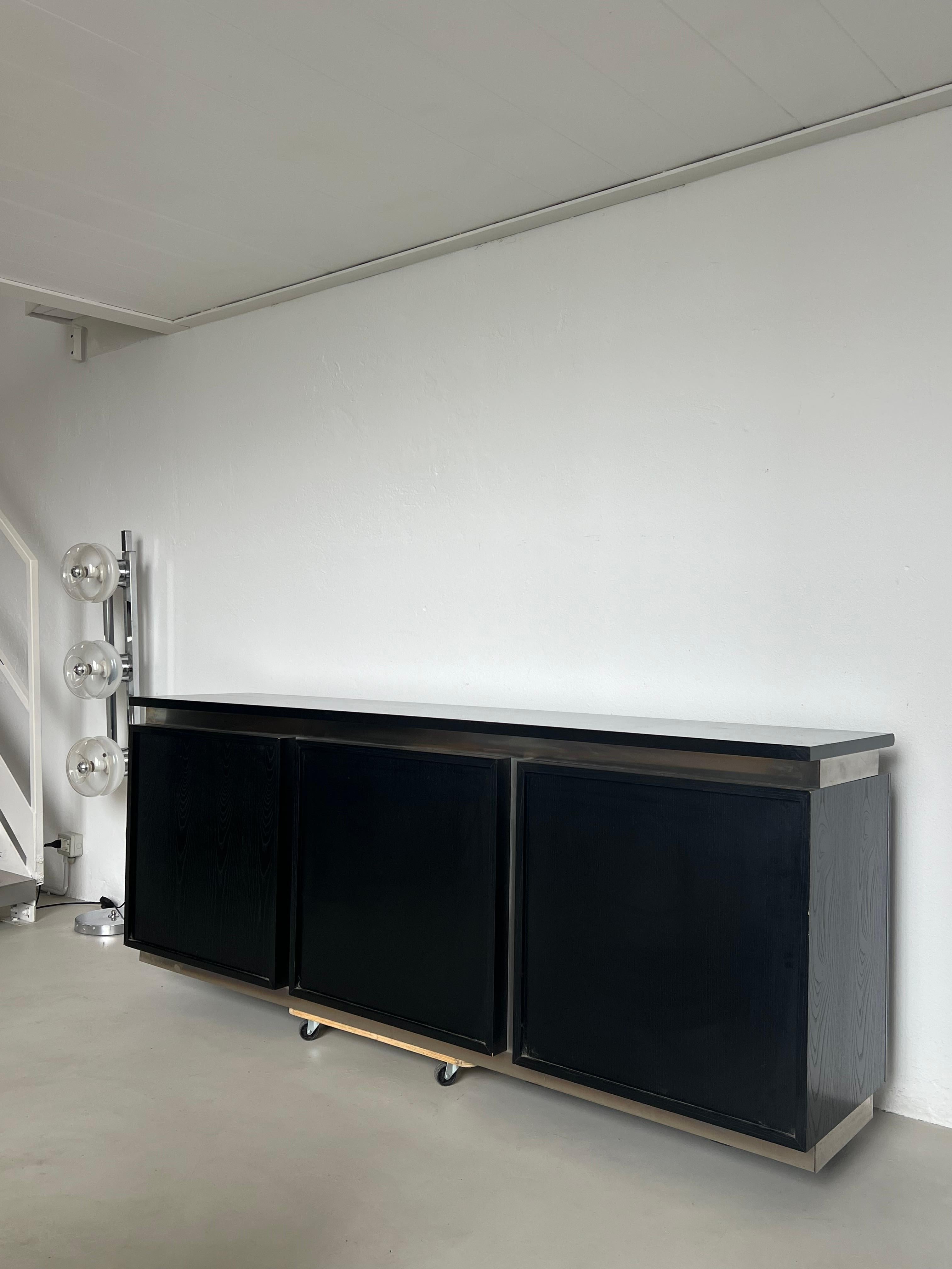 Amazing Sideboard / Bar Cabinet by Giotto Stoppino for Acerbis 1970's For Sale 1