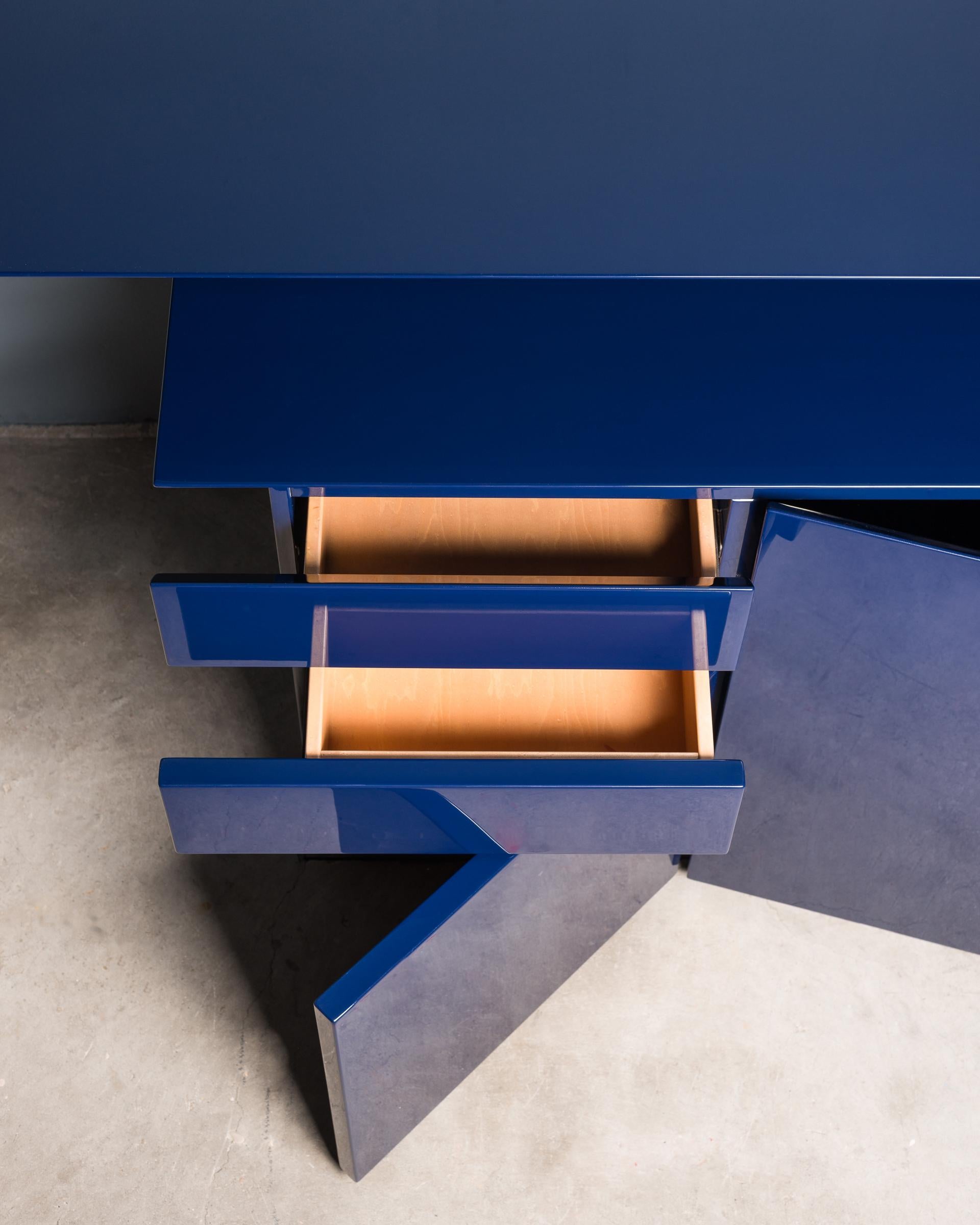 Lacquer Sideboard by G.Offredi for Saporiti