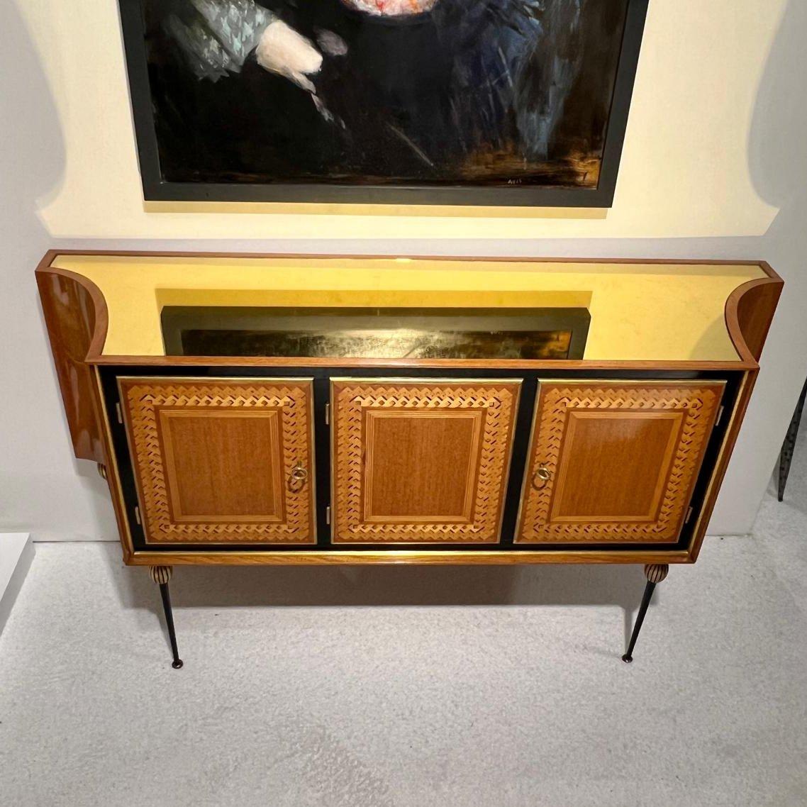 Sideboard von Hans Wauer, Möbelwerkstätte München, Deutschland, 1950er Jahre (20. Jahrhundert) im Angebot