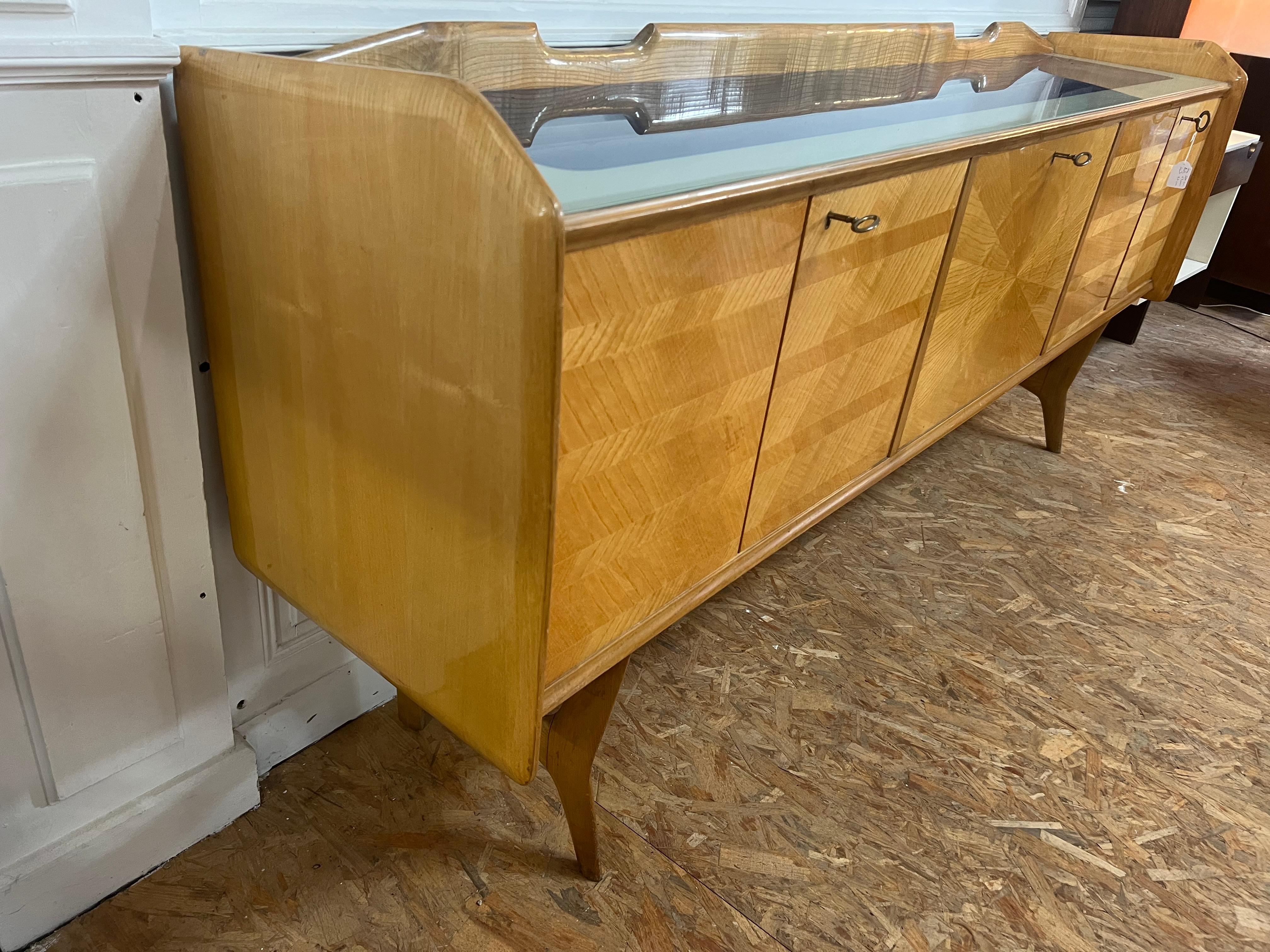 Sideboard by Ico Parisi , Italy 1950’s In Good Condition For Sale In PÉZENAS, FR