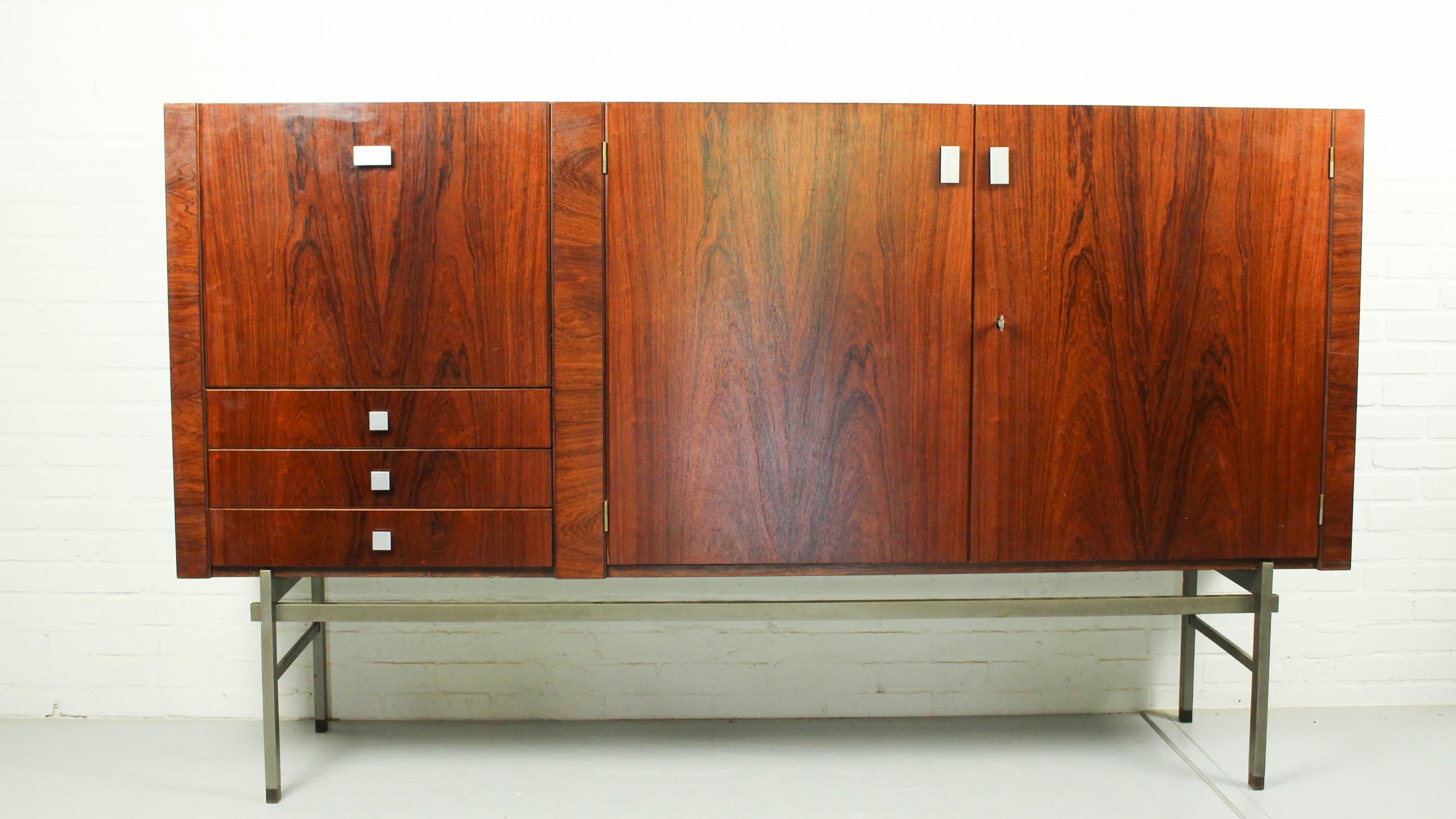 Rosewood Sideboard by Louis van Teeffelen for WéBé, 1960s 6
