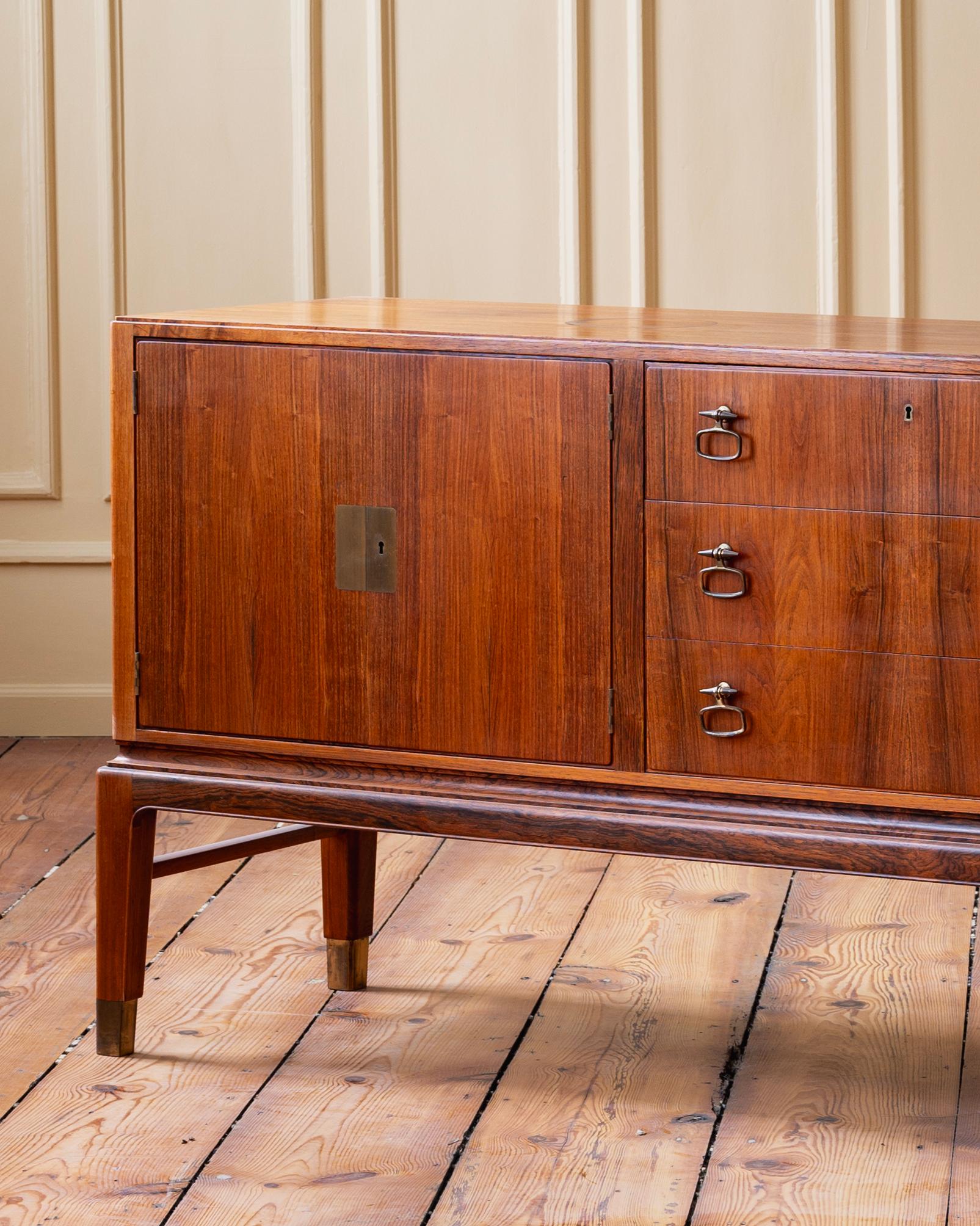 Danish Sideboard by Lysberg, Hansen & Therp For Sale