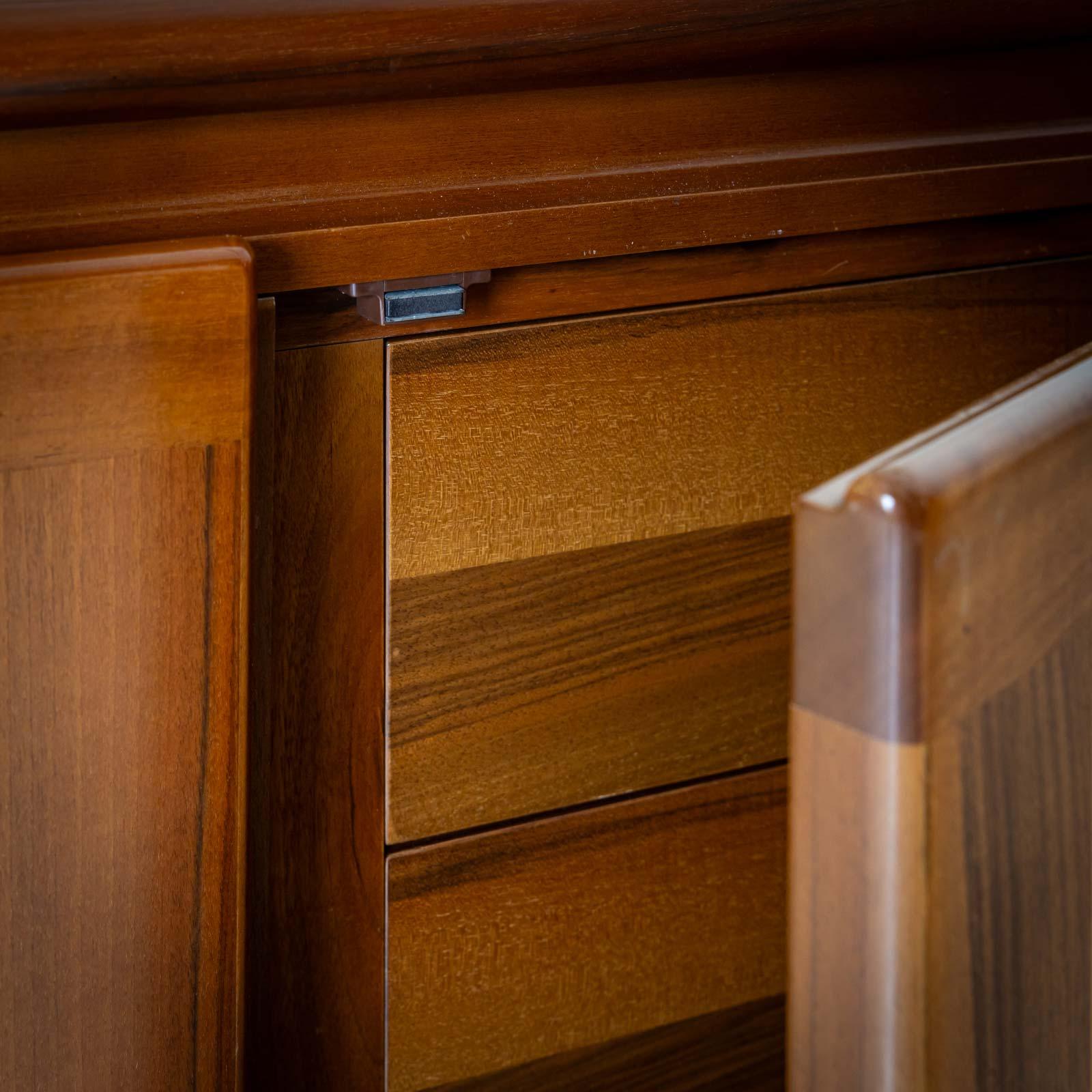 Veneer Sideboard by Mario Marenco for Mobil Girgi, Italy 1970s For Sale