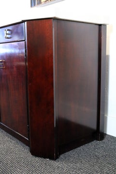 Sideboard by Paul Frankl for Johnson Furniture Co. in Mahogany and Cork