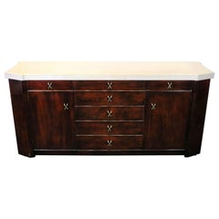 Sideboard by Paul Frankl for Johnson Furniture Co. in Mahogany and Cork