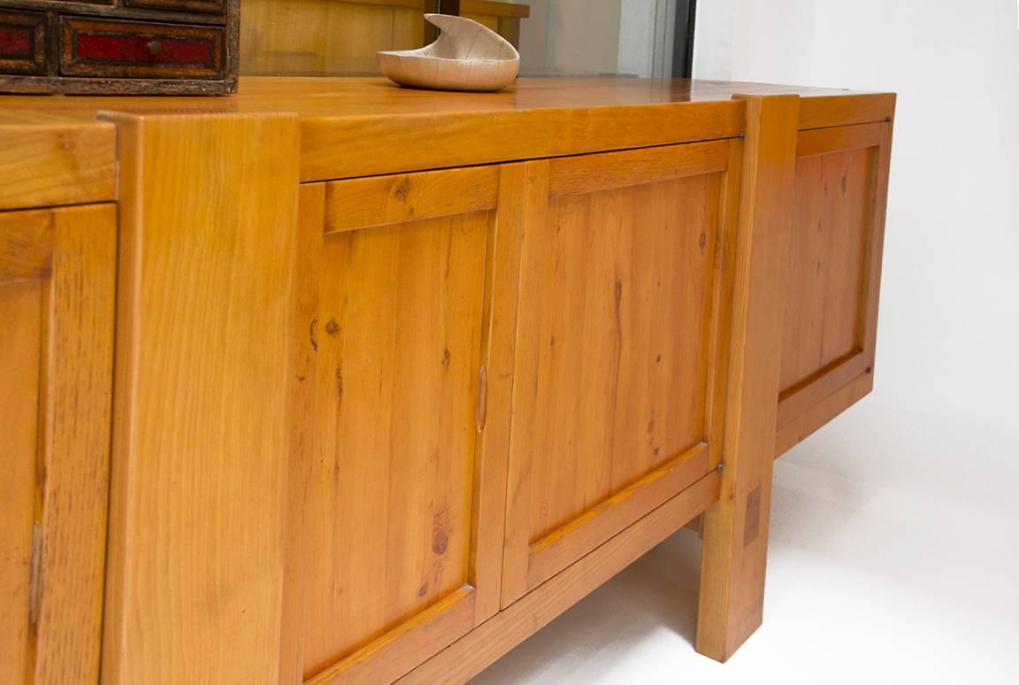 French Sideboard by Pierre Chapo, Model R16, Made of Wood, circa 1960, France For Sale