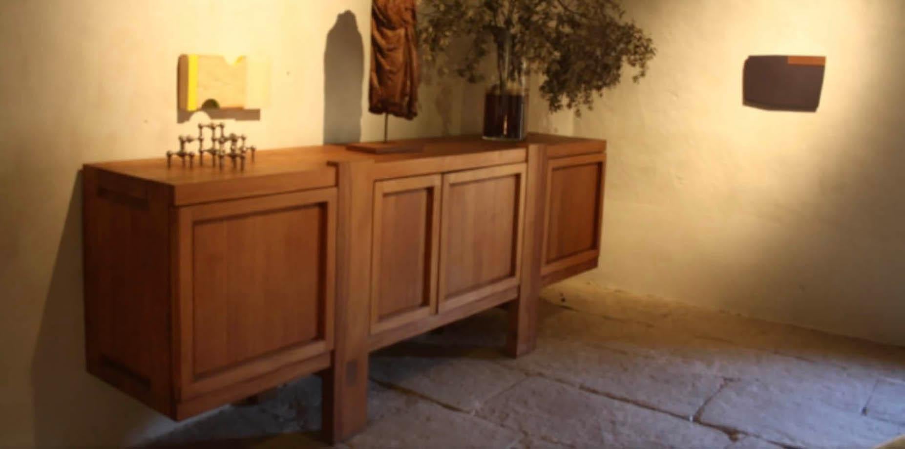 Sideboard by Pierre Chapo, Model R16, Made of Wood, circa 1969, France In Good Condition For Sale In Saint Ouen, FR