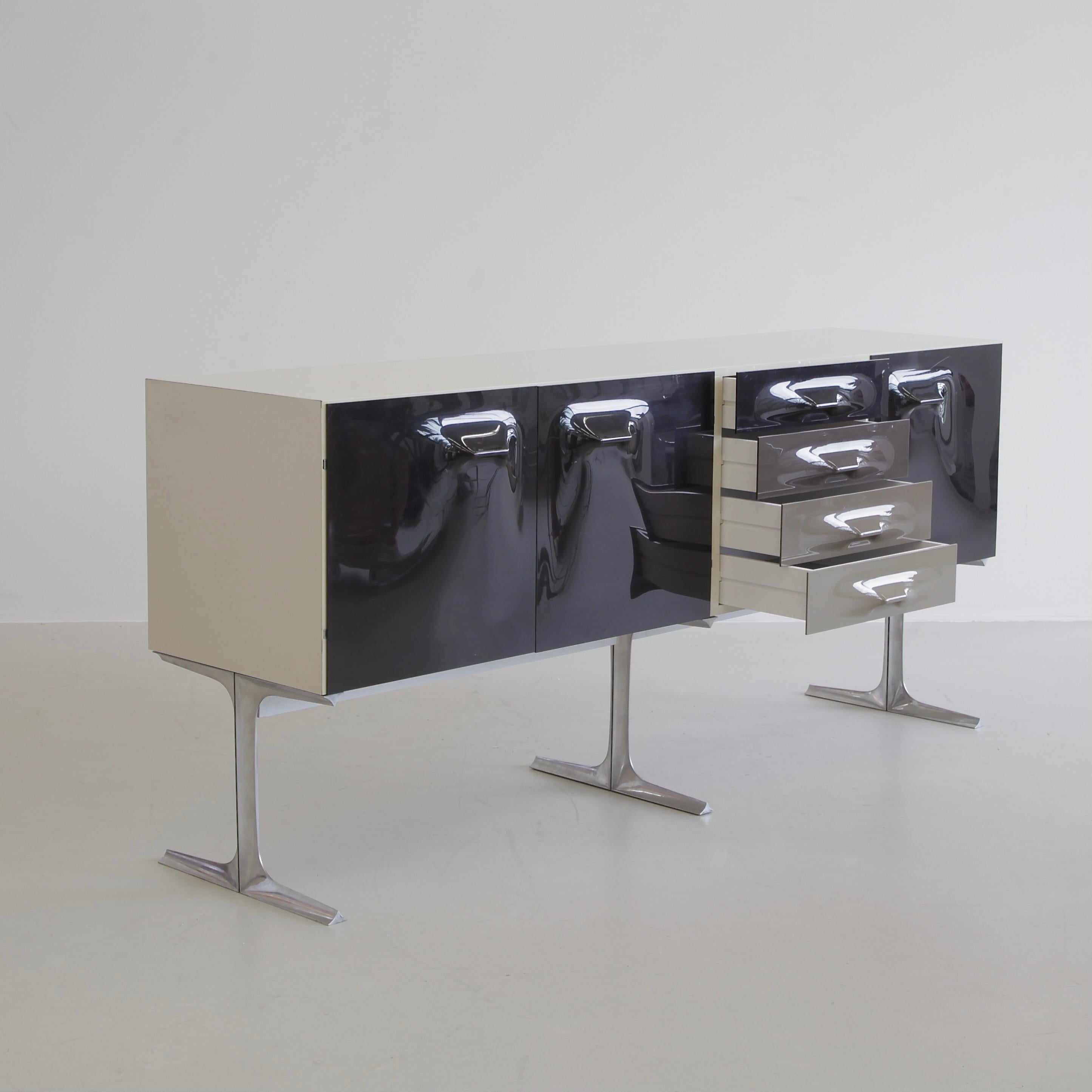 Molded Sideboard by Raymond Loewy, DF2000, 1969