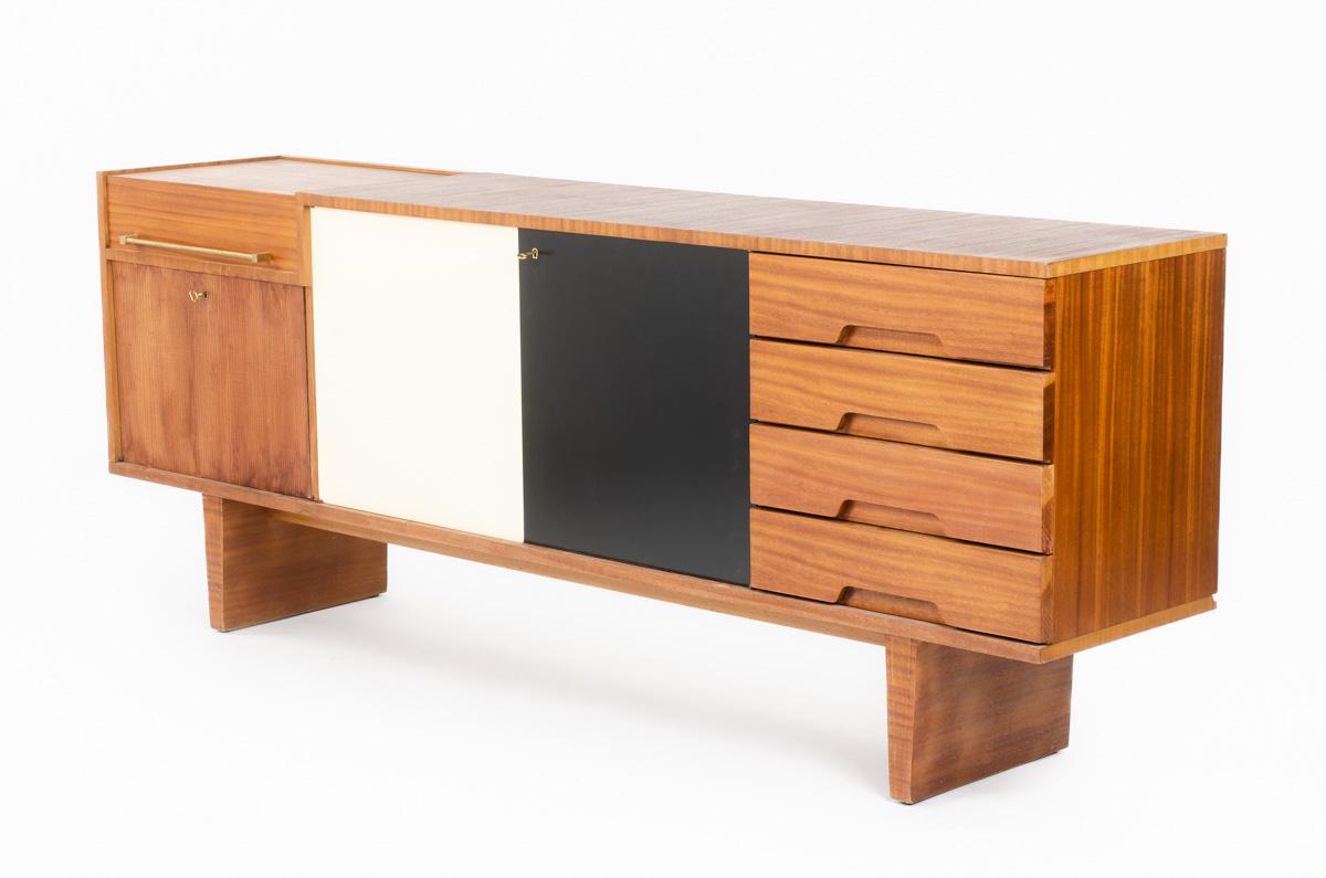 20th Century Sideboard by Robert Debieve for Les Huchers Minvielle, 1950s For Sale