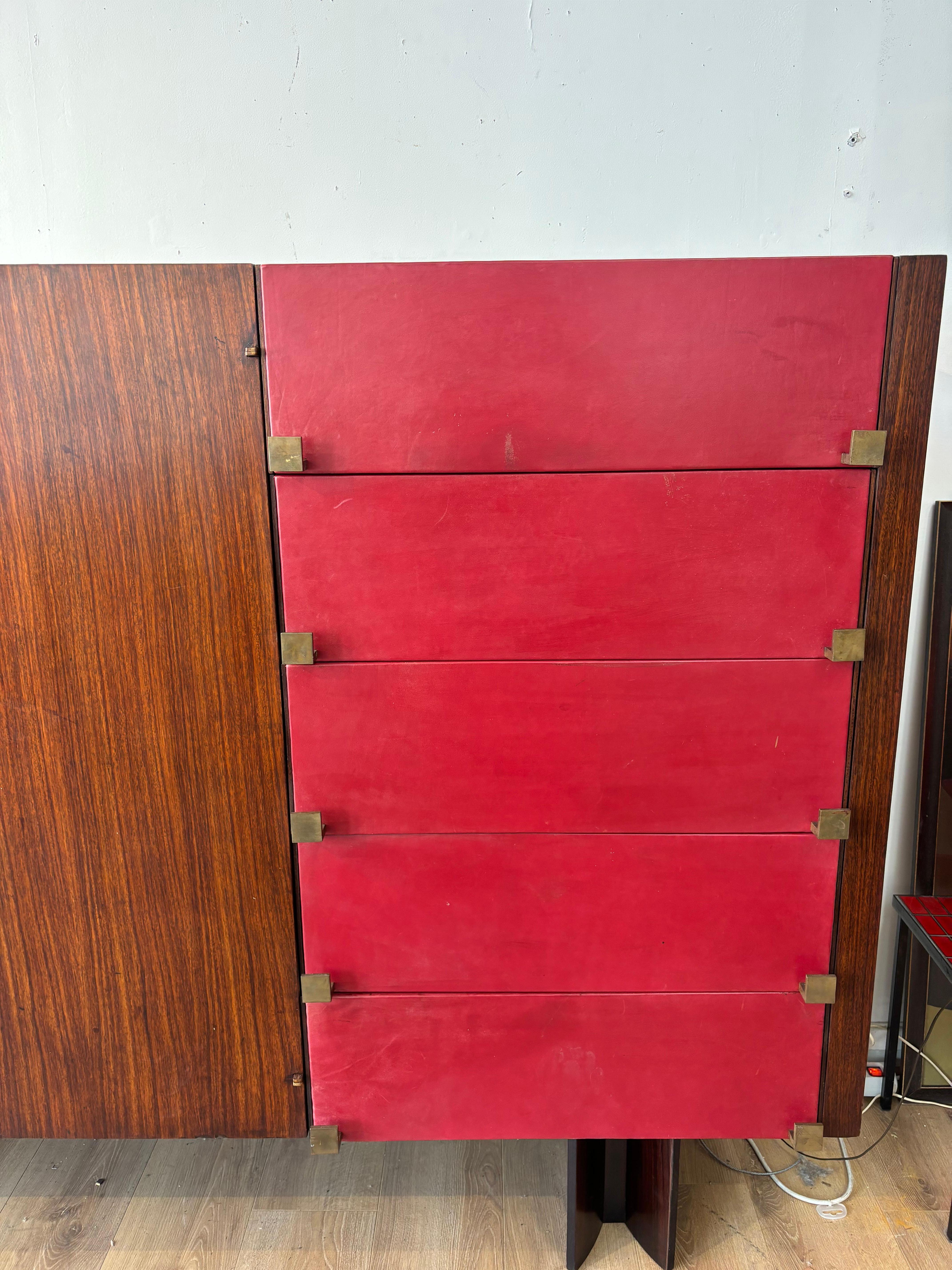 Sideboard von Roger Landault für Régy im Zustand „Gut“ im Angebot in SAINT-OUEN-SUR-SEINE, FR