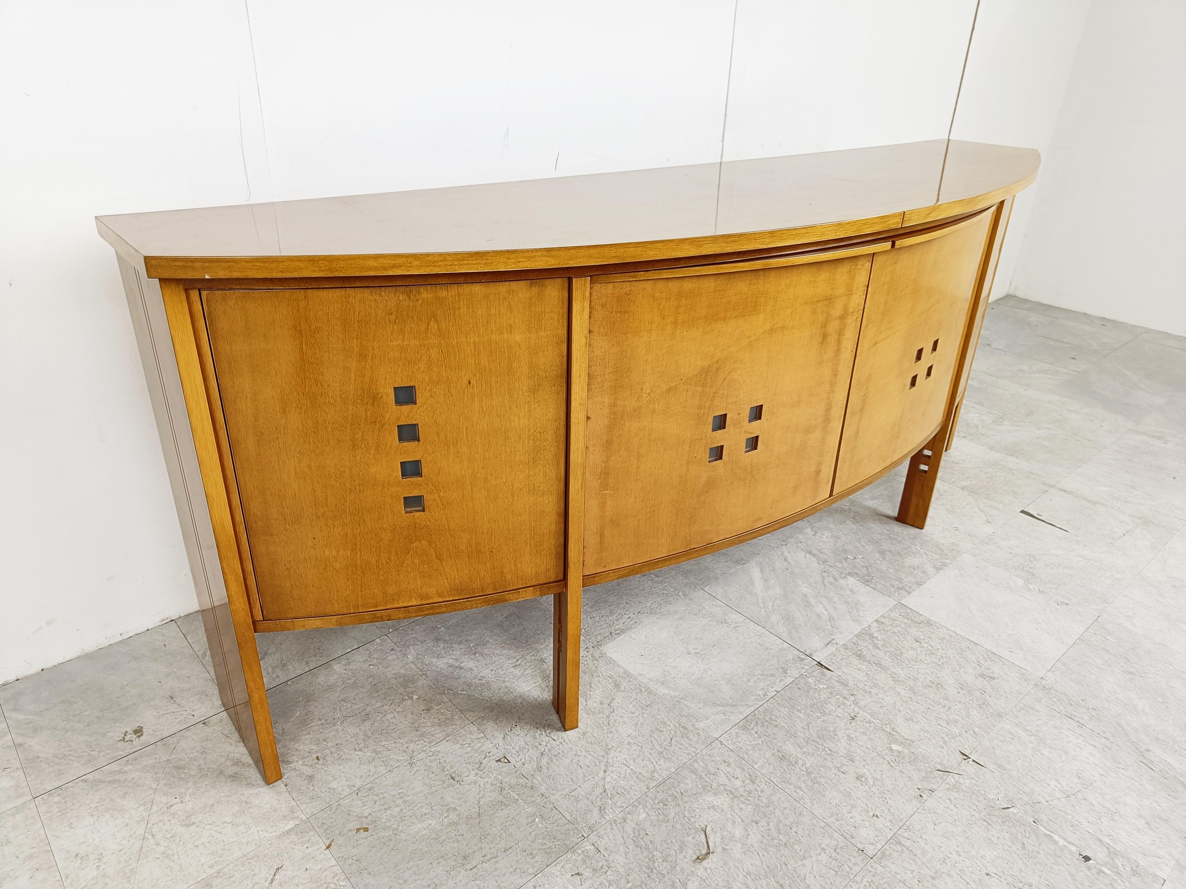 Wood Sideboard by Umberto Asnago for Giorgetti, 1990s