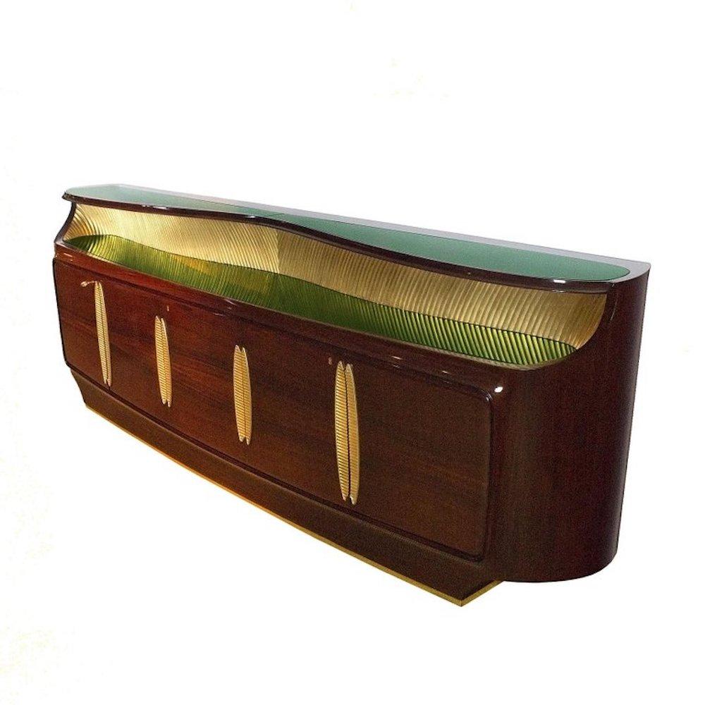Sideboard by Vittorio Dassi 1950s In Good Condition For Sale In Rome, IT
