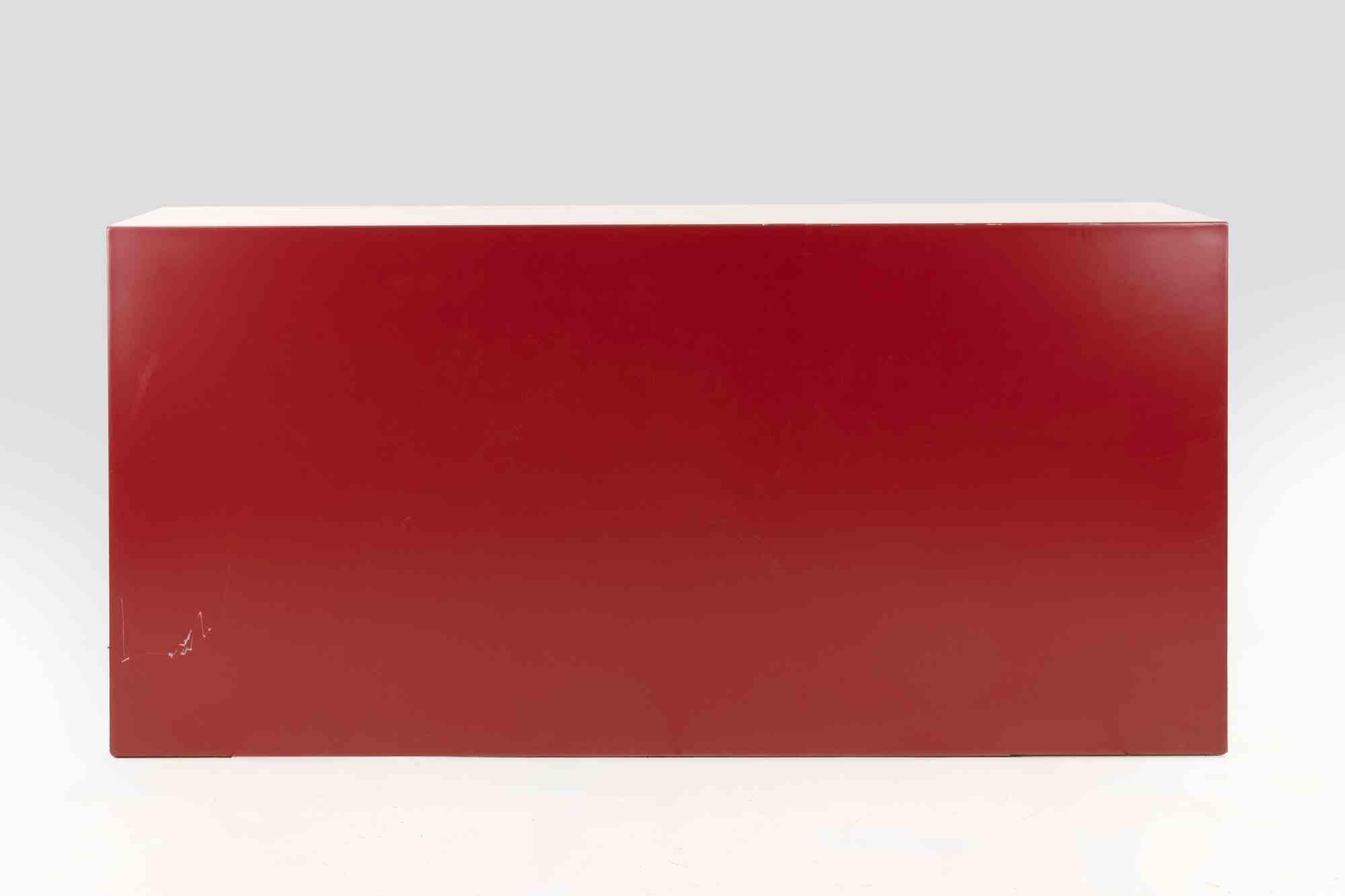 Wood Sideboard by Willy Rizzo, 1970s