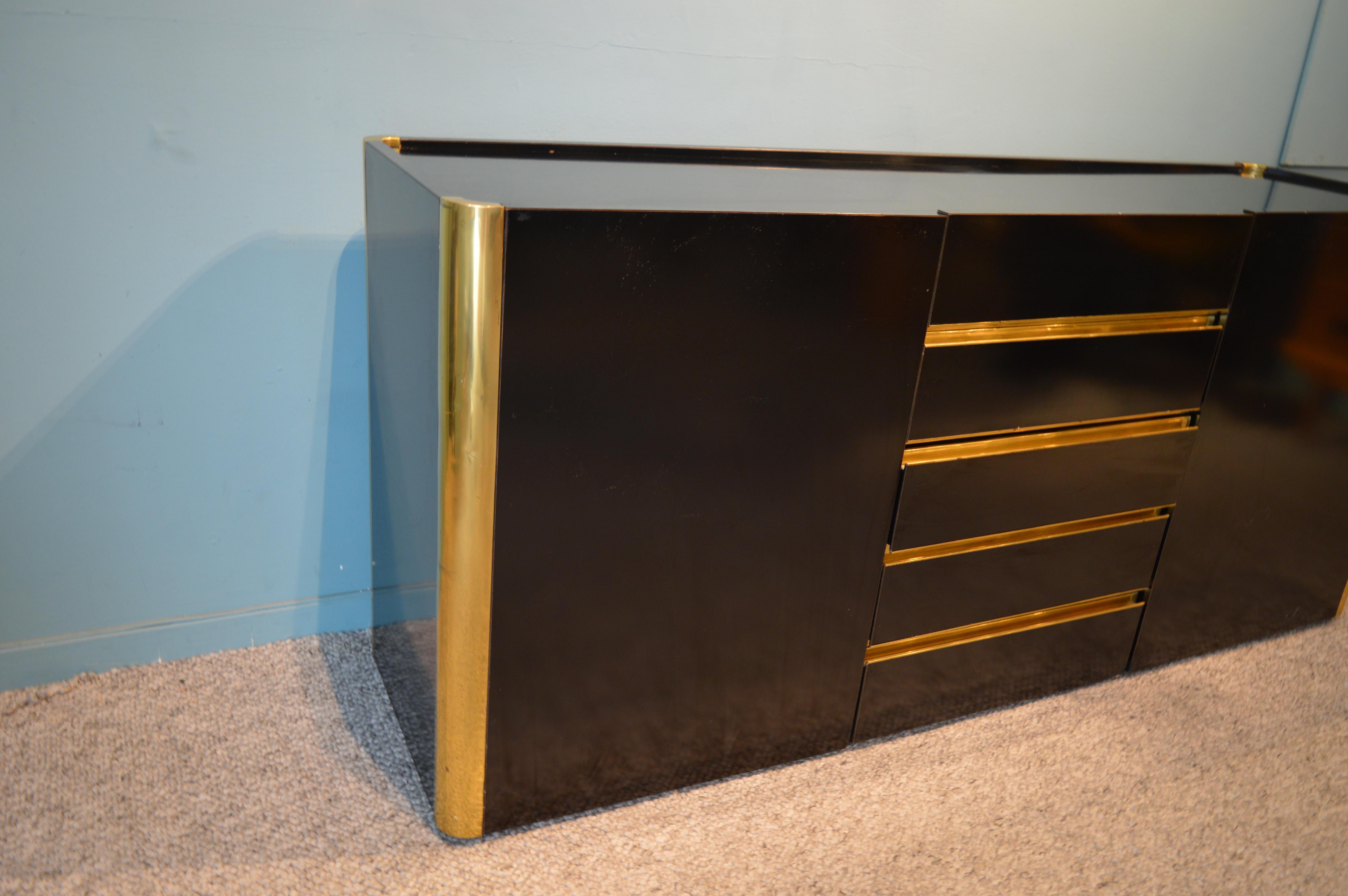 Sideboard by Willy Rizzo for Mario Sabot In Good Condition In Paris, FR