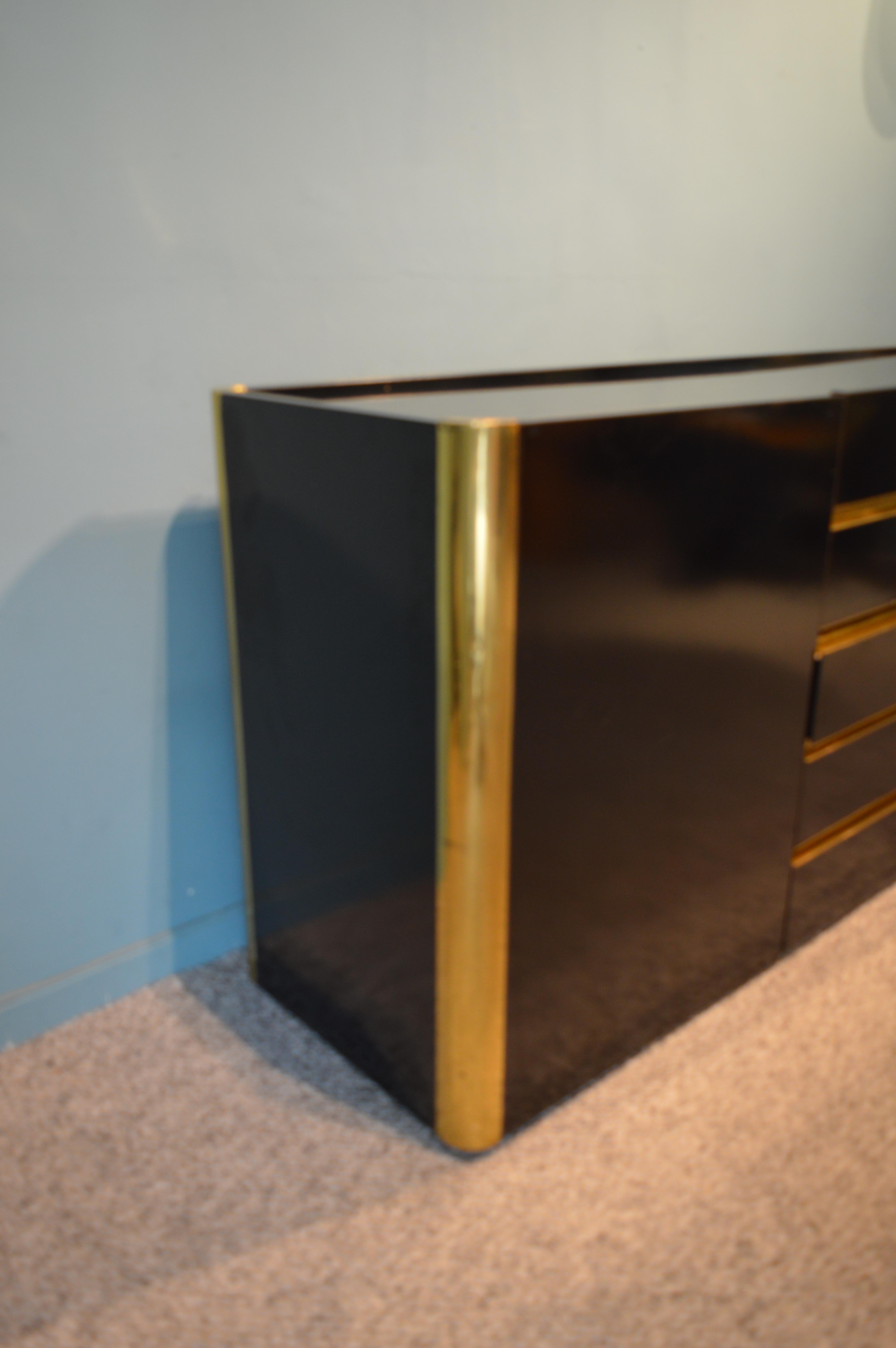 Late 20th Century Sideboard by Willy Rizzo for Mario Sabot