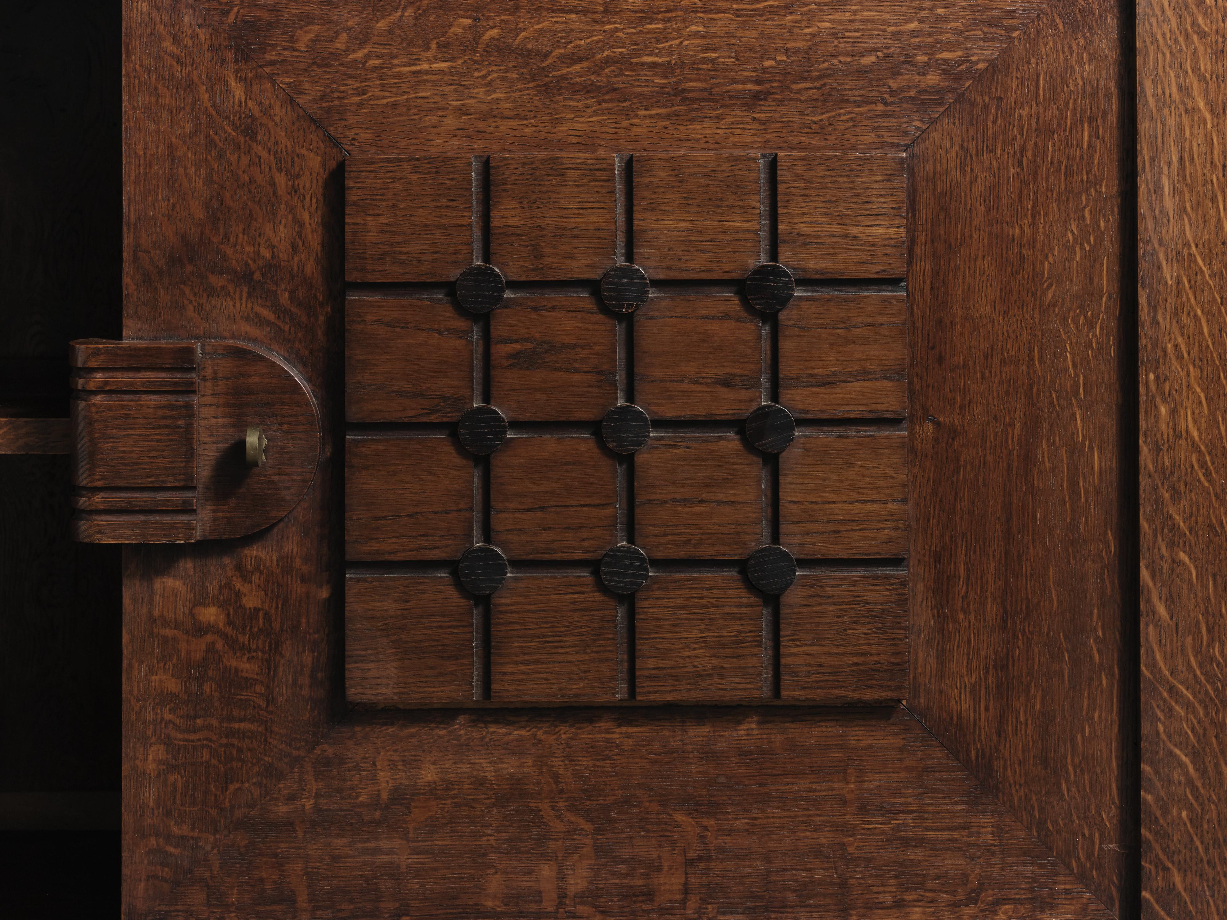 French Sideboard / Cabinet Attributed to Charles Dudouyt, France, 1940s For Sale