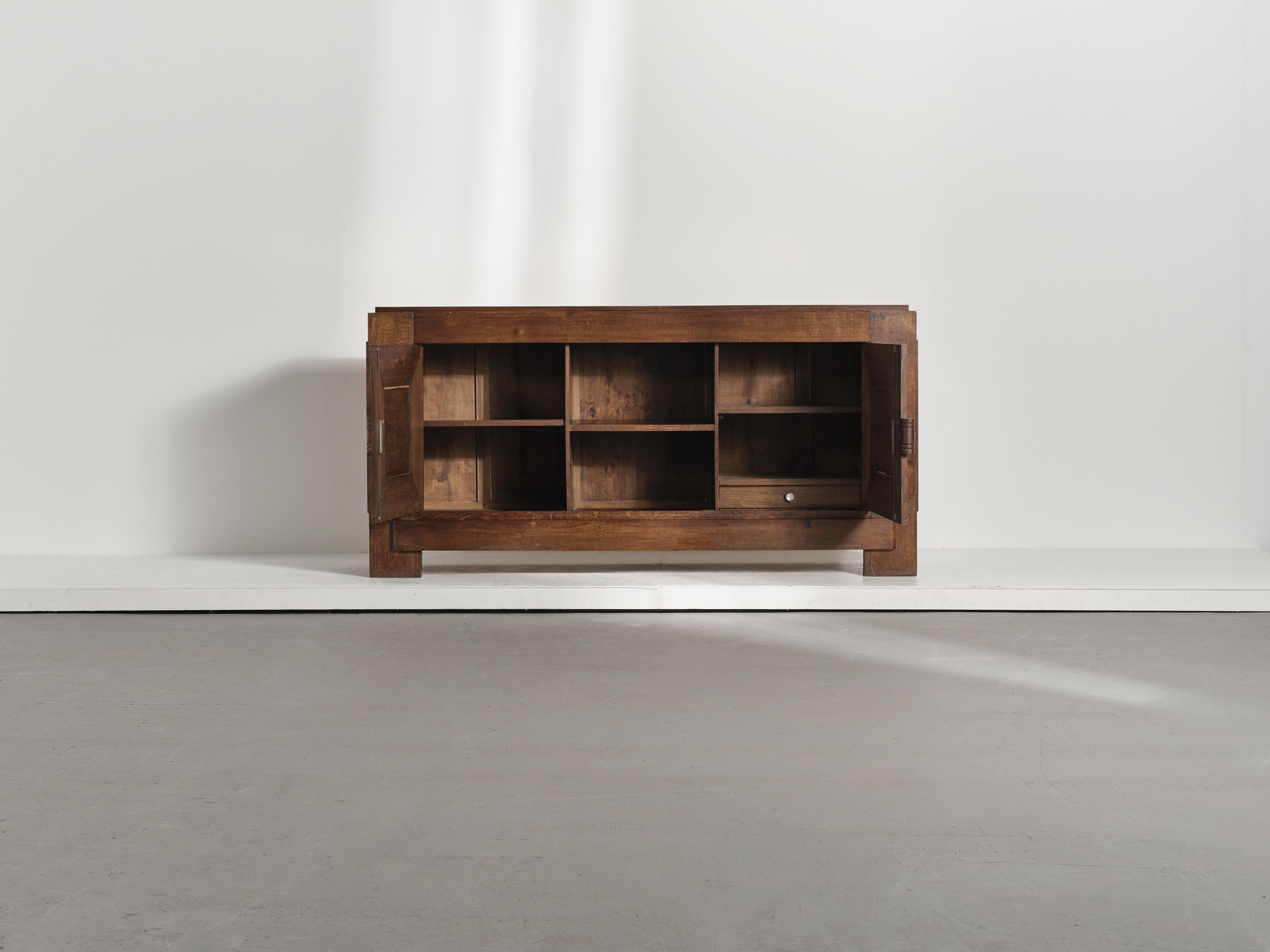 Sideboard / Cabinet Attributed to Charles Dudouyt, France, 1940s For Sale 1