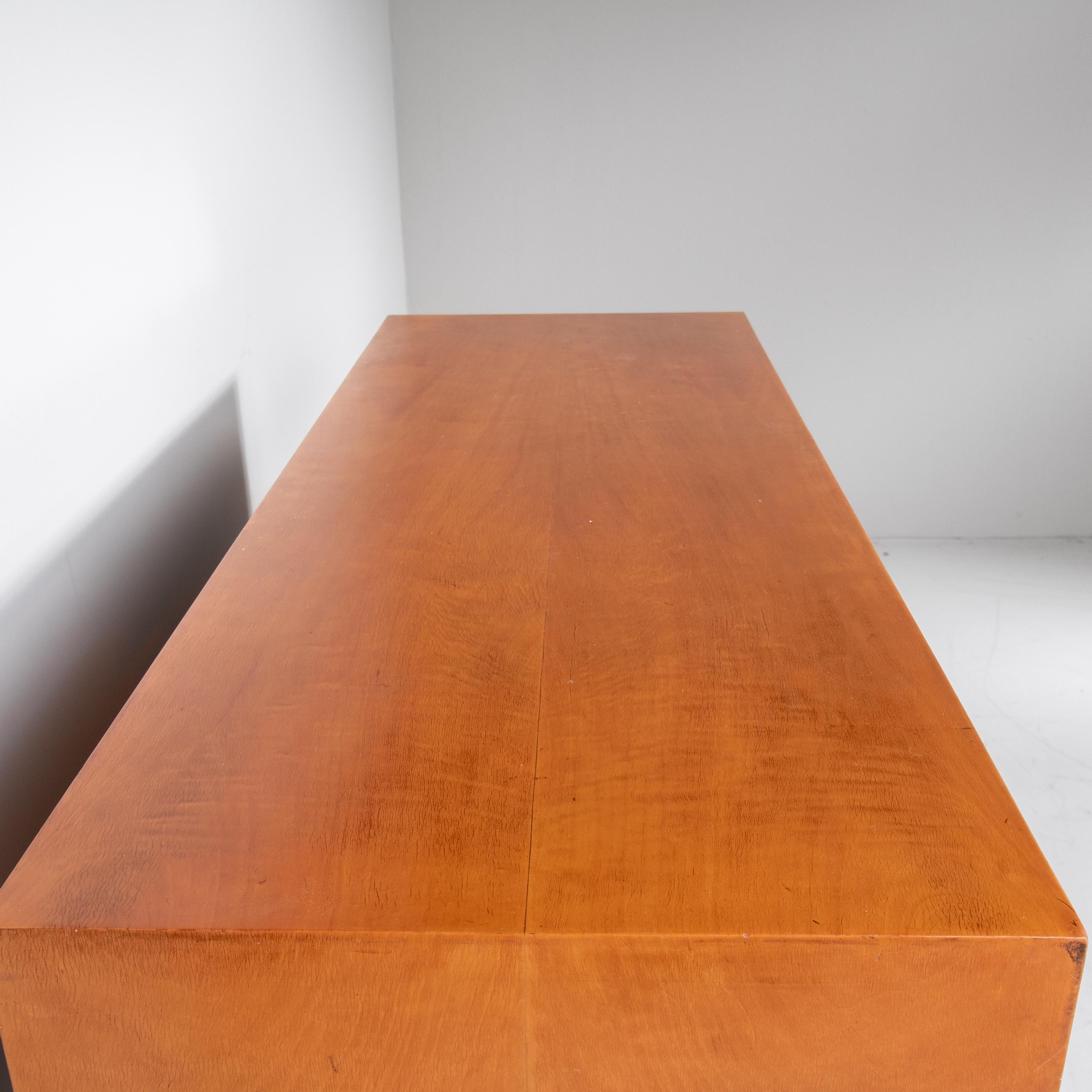 Sideboard verde e giallo in legno e formica, 1960 in vendita 1