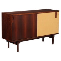 Sideboard with Sliding Doors, 1960s restored