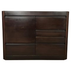 Sideboard with bar model 4D by Angelo Mangiarotti for Molteni