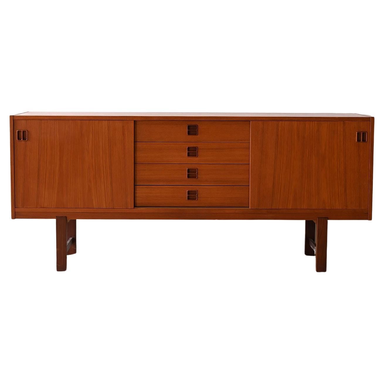 Sideboard with center drawers from the 1960s For Sale