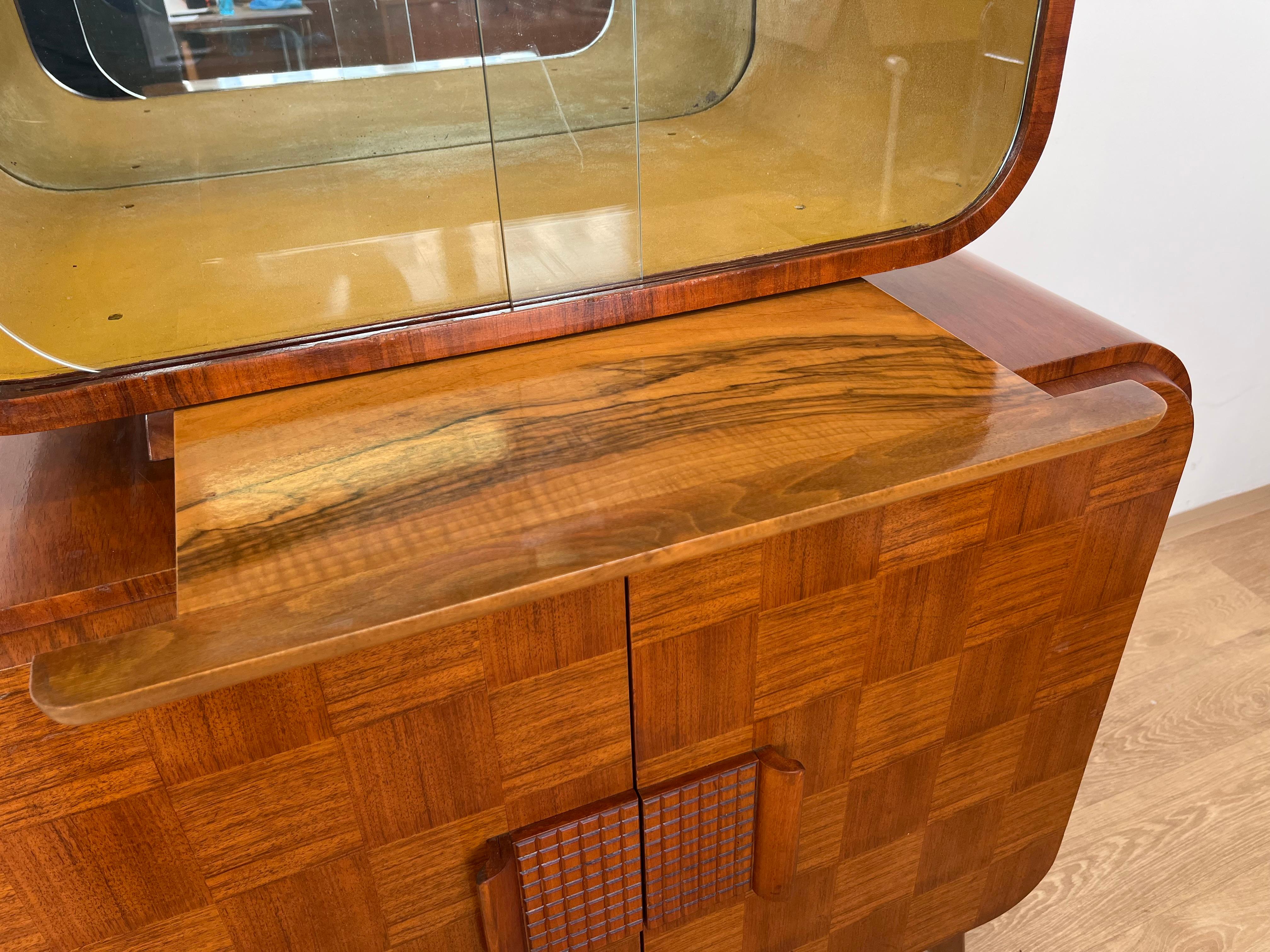 Sideboard credence Cabinet by Jindřich Halabala, 1930s / UP zavody 3