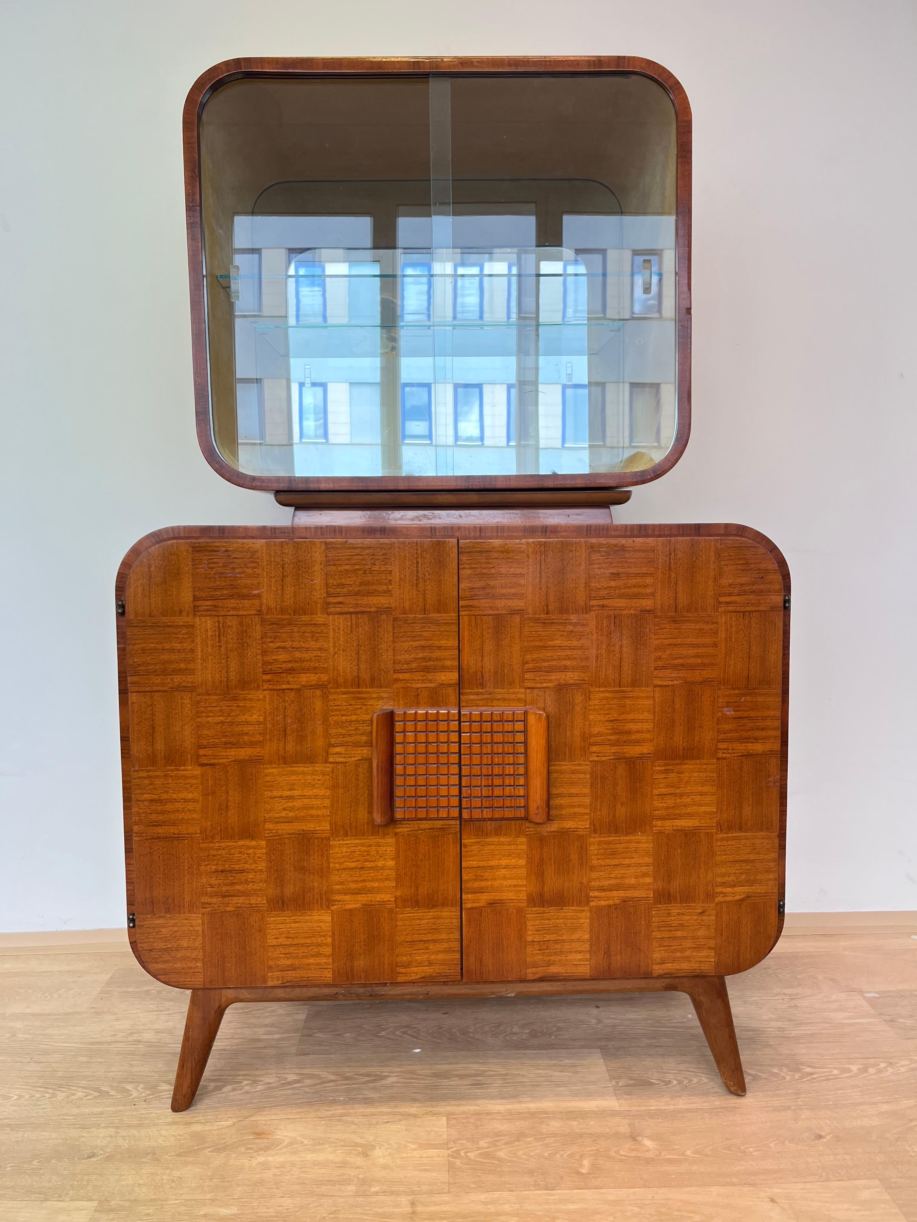 Mid-Century Modern Sideboard credence Cabinet by Jindřich Halabala, 1930s / UP zavody