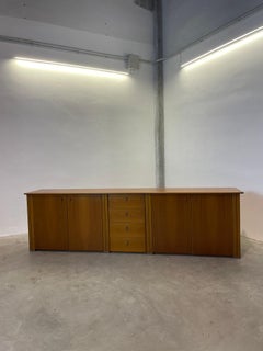 Sideboard Credenza di Afra e Tobia Scarpa per Molteni in noce canaletto