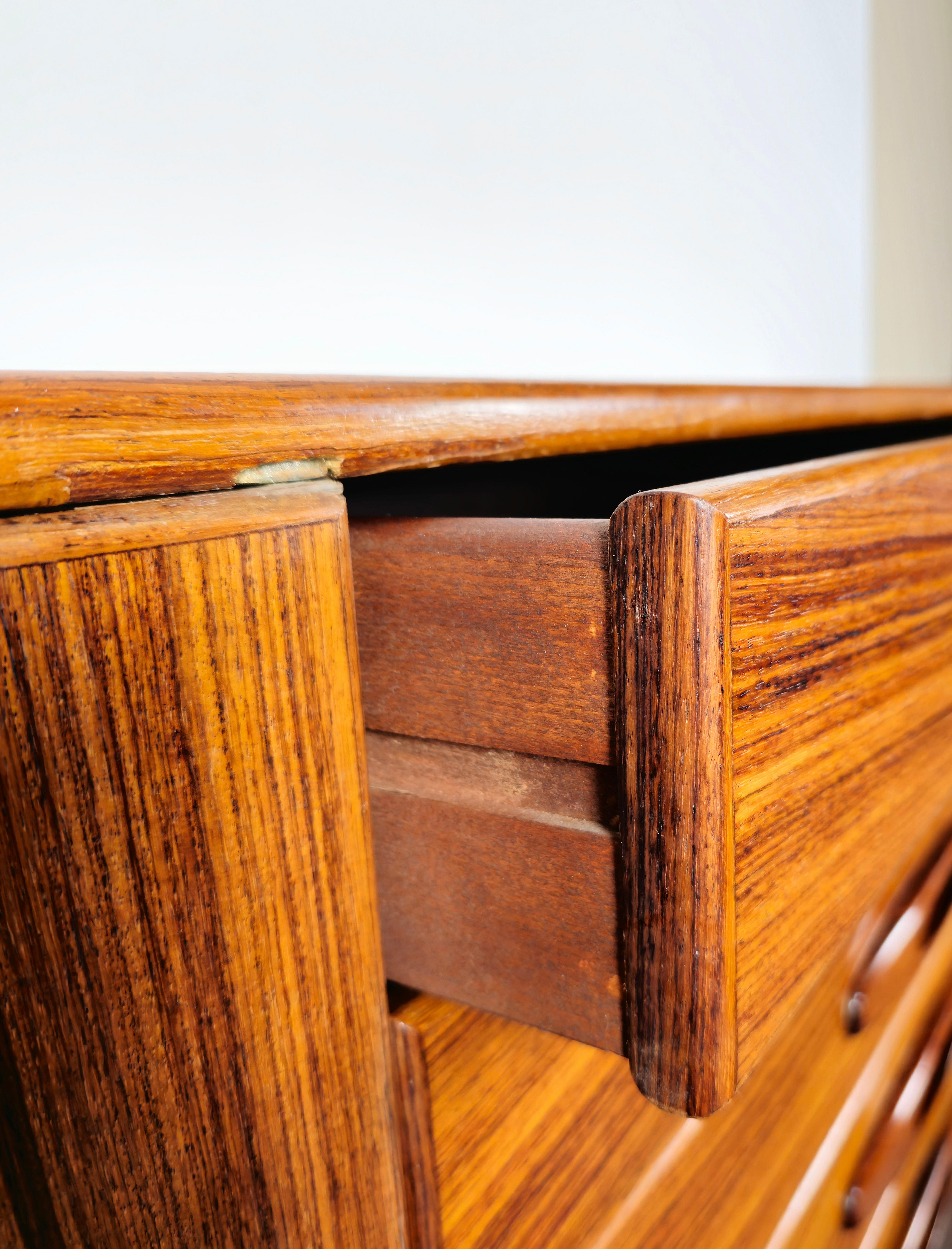 Sideboard Credenza Drawers Large Wood Midcentury Scandinavian, Denmark, 1960s 5