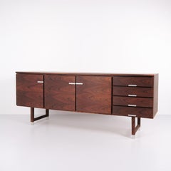 Sideboard / Credenza In Rosewood By Kai Kristiansen From 1960s