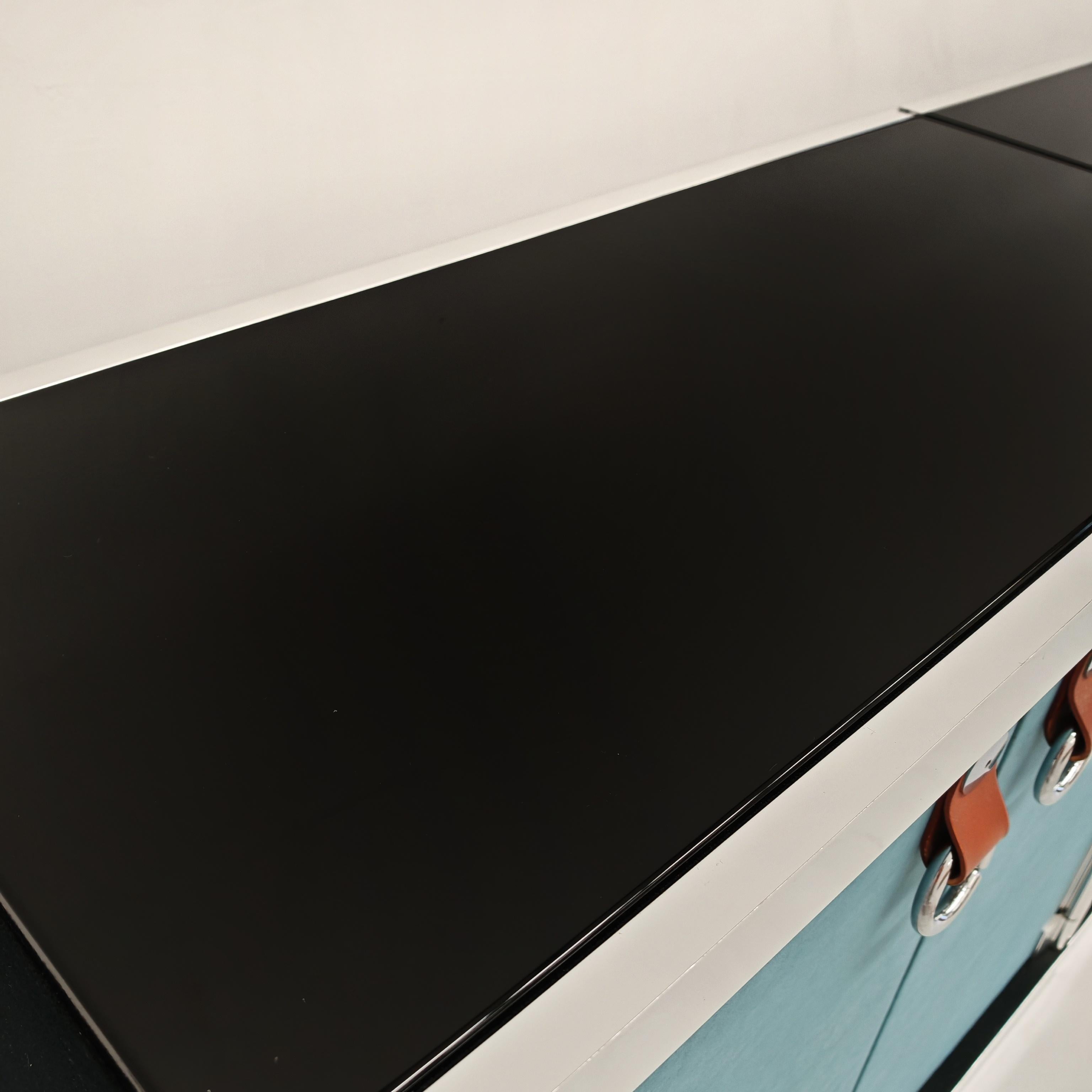 Sideboard modular credenza Guido Faleschini for i4 Mariani (Hermès) 1970's For Sale 8