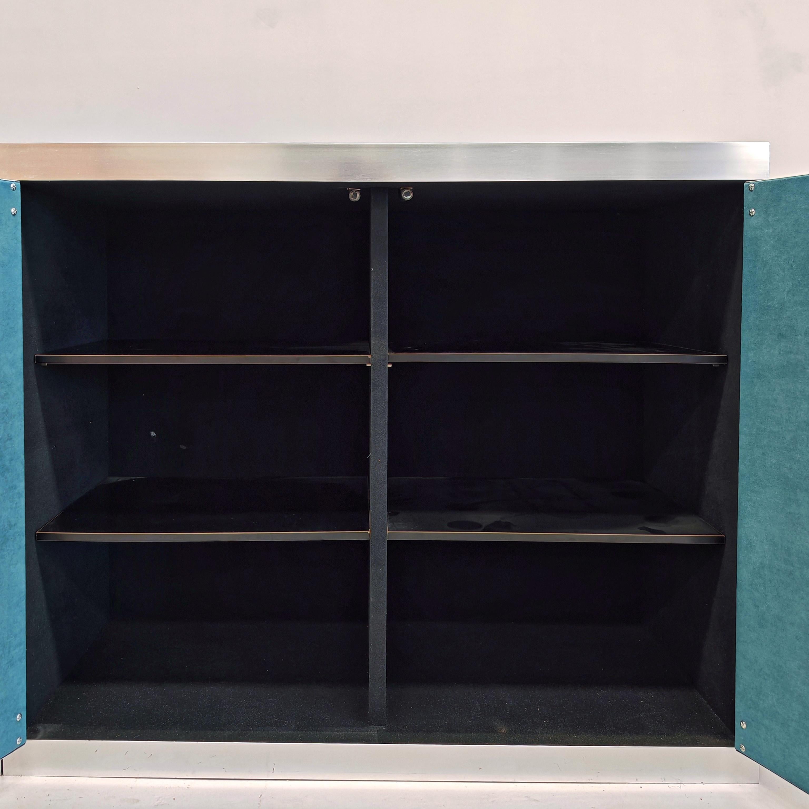 20th Century Sideboard modular credenza Guido Faleschini for i4 Mariani (Hermès) 1970's For Sale
