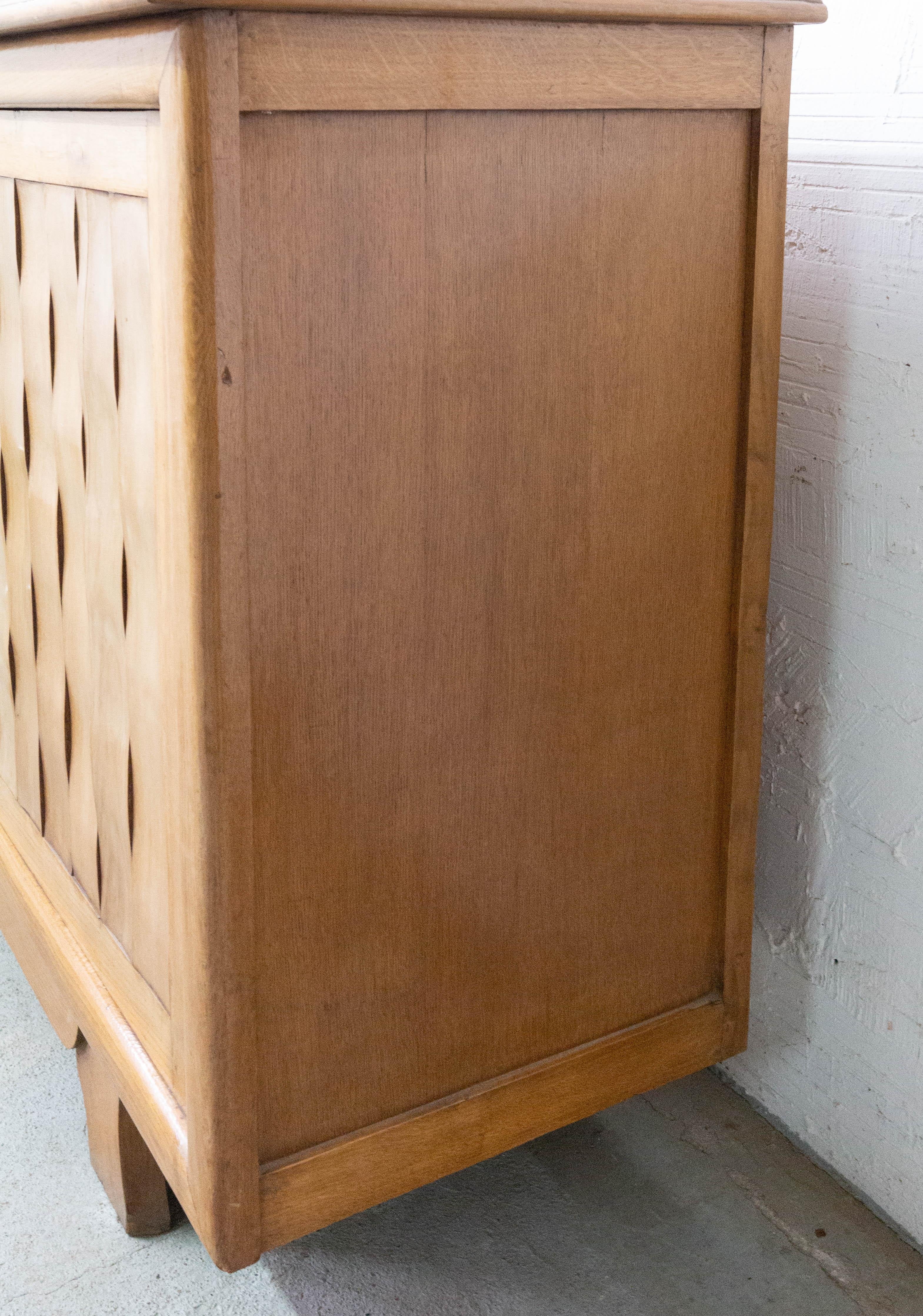 oak credenza