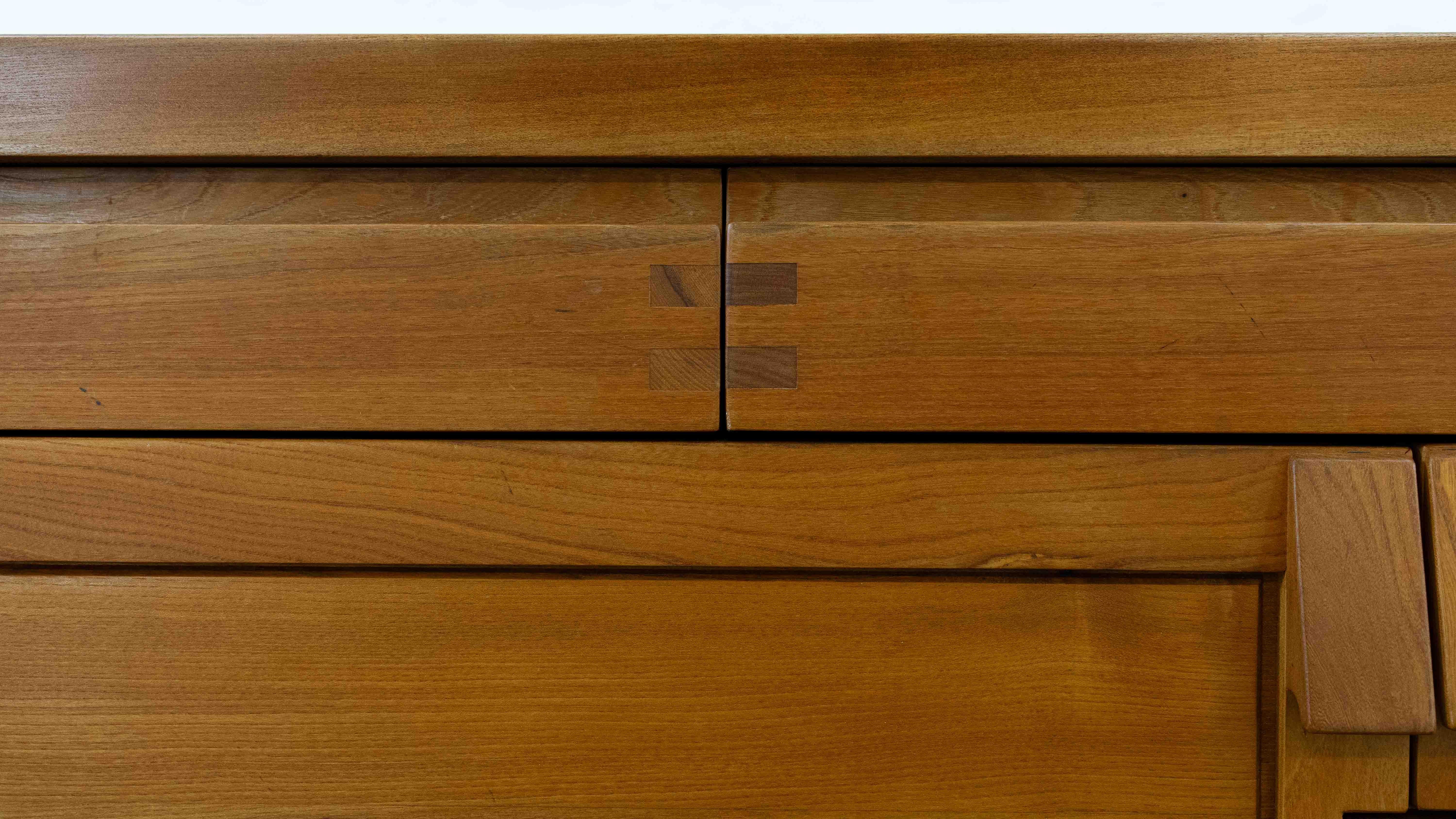Sideboard / Credenza R08 by Pierre Chapo in Solid Elm For Sale 6