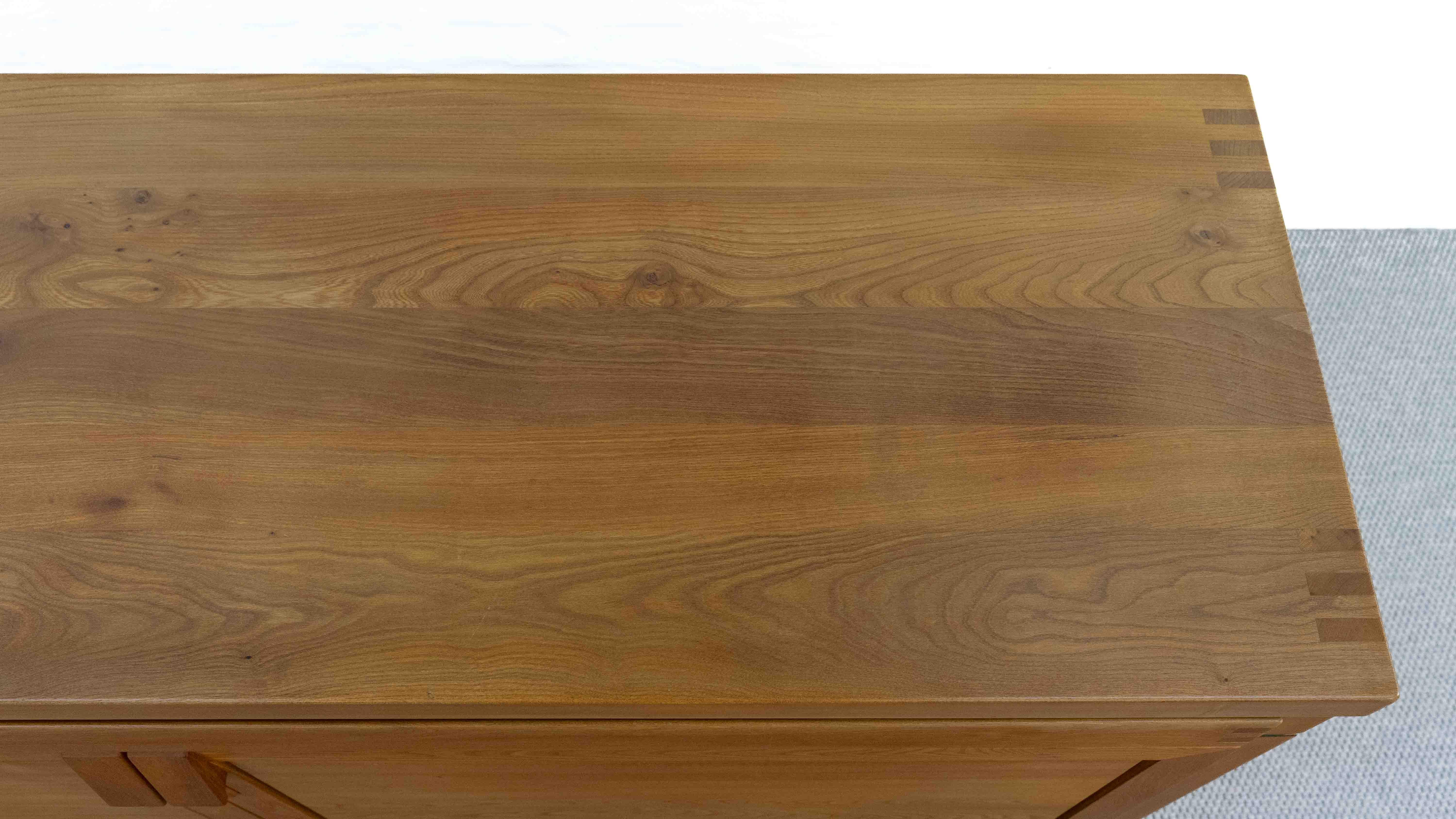 Sideboard / Credenza R08 by Pierre Chapo in Solid Elm For Sale 12