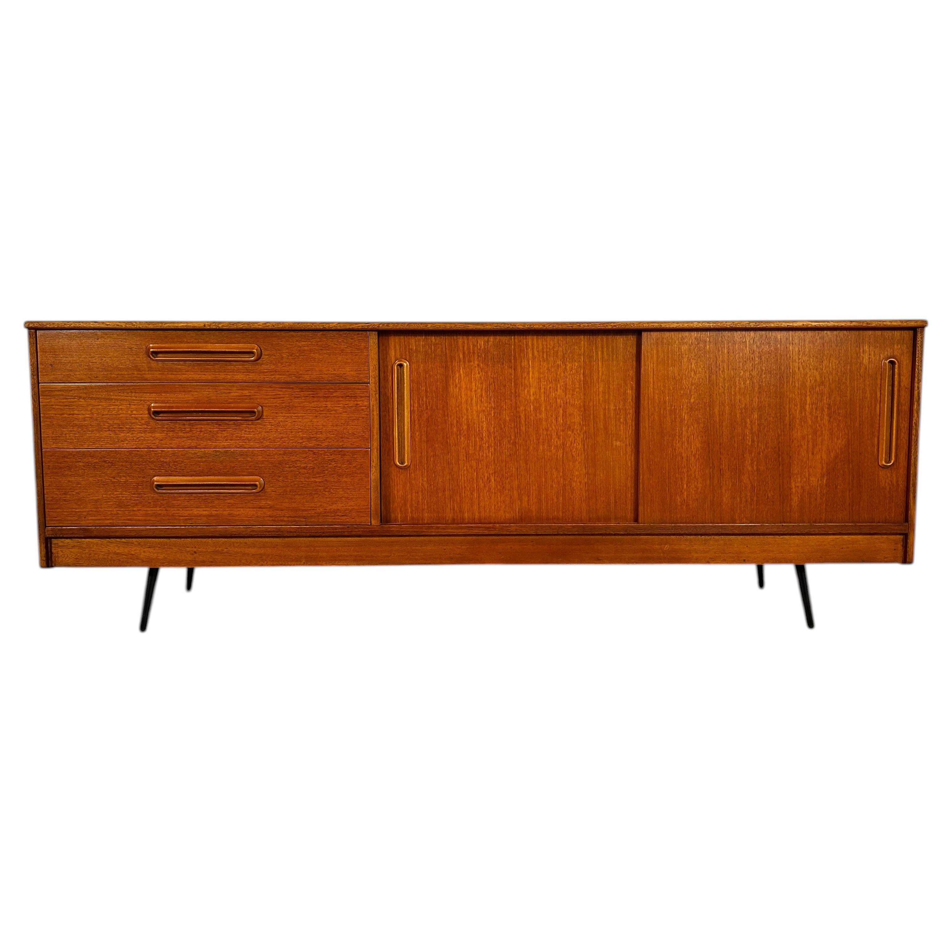Danish teak sideboard, Scandinavian Modern style, 1960s