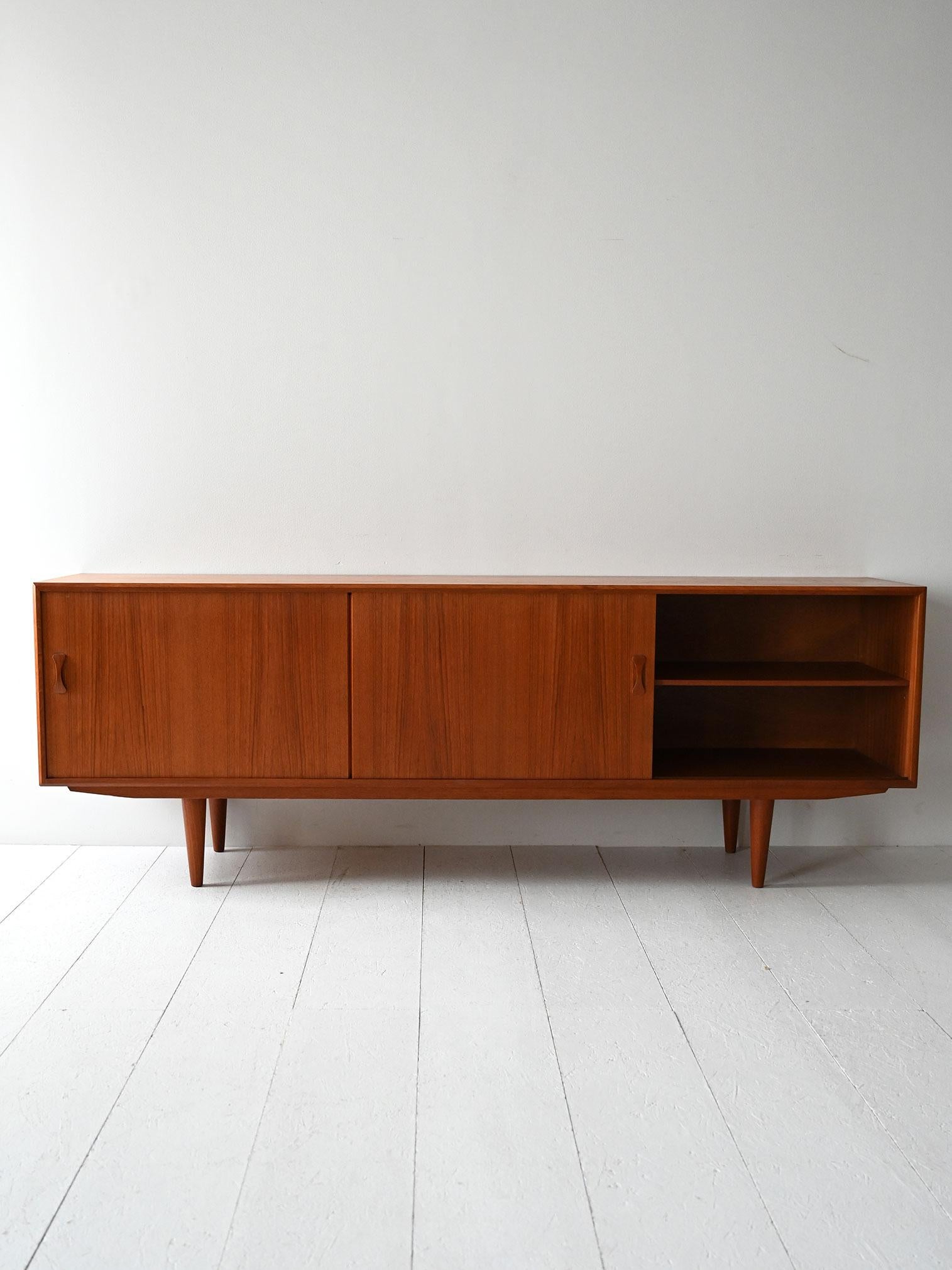 Danish Sideboard danese vintage Clausen & Søn in teak For Sale